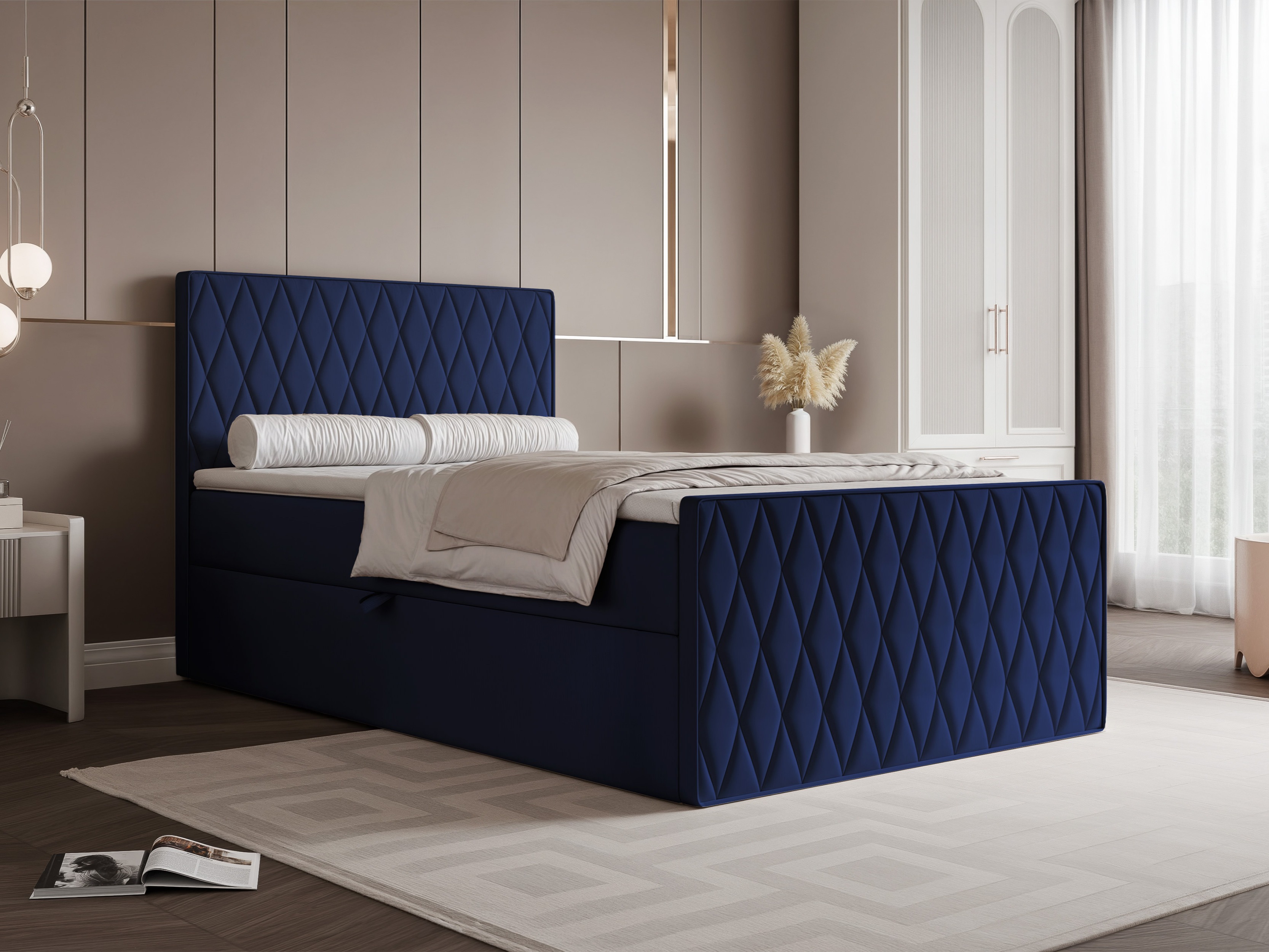 Pat boxspring Martinez 129 (Magic Velvet 2216)