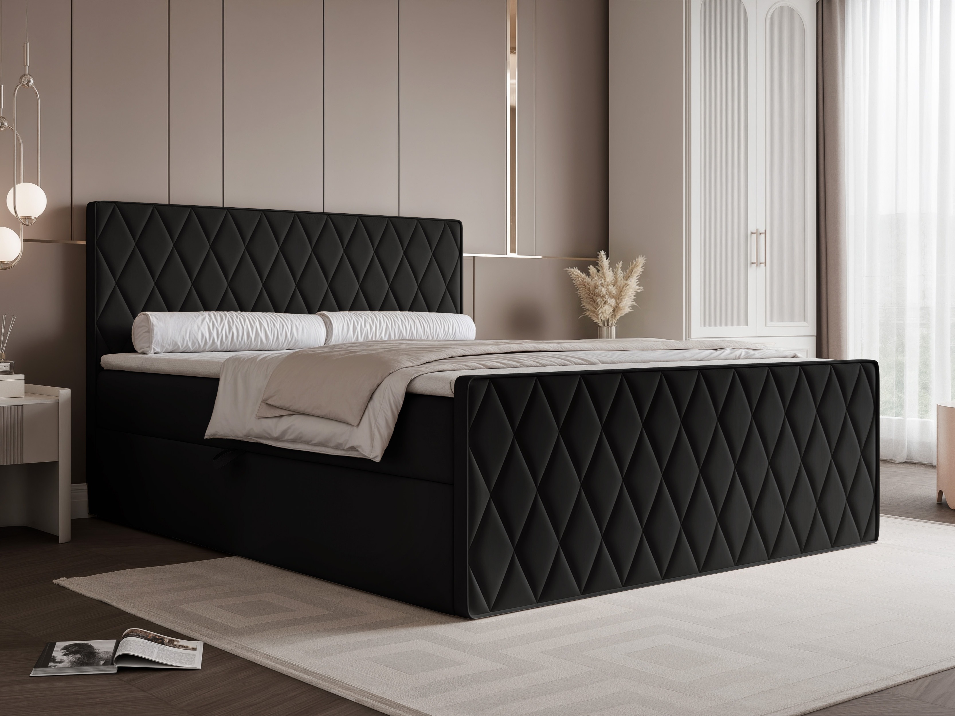 Pat boxspring Martinez 129 (Magic Velvet 2219)