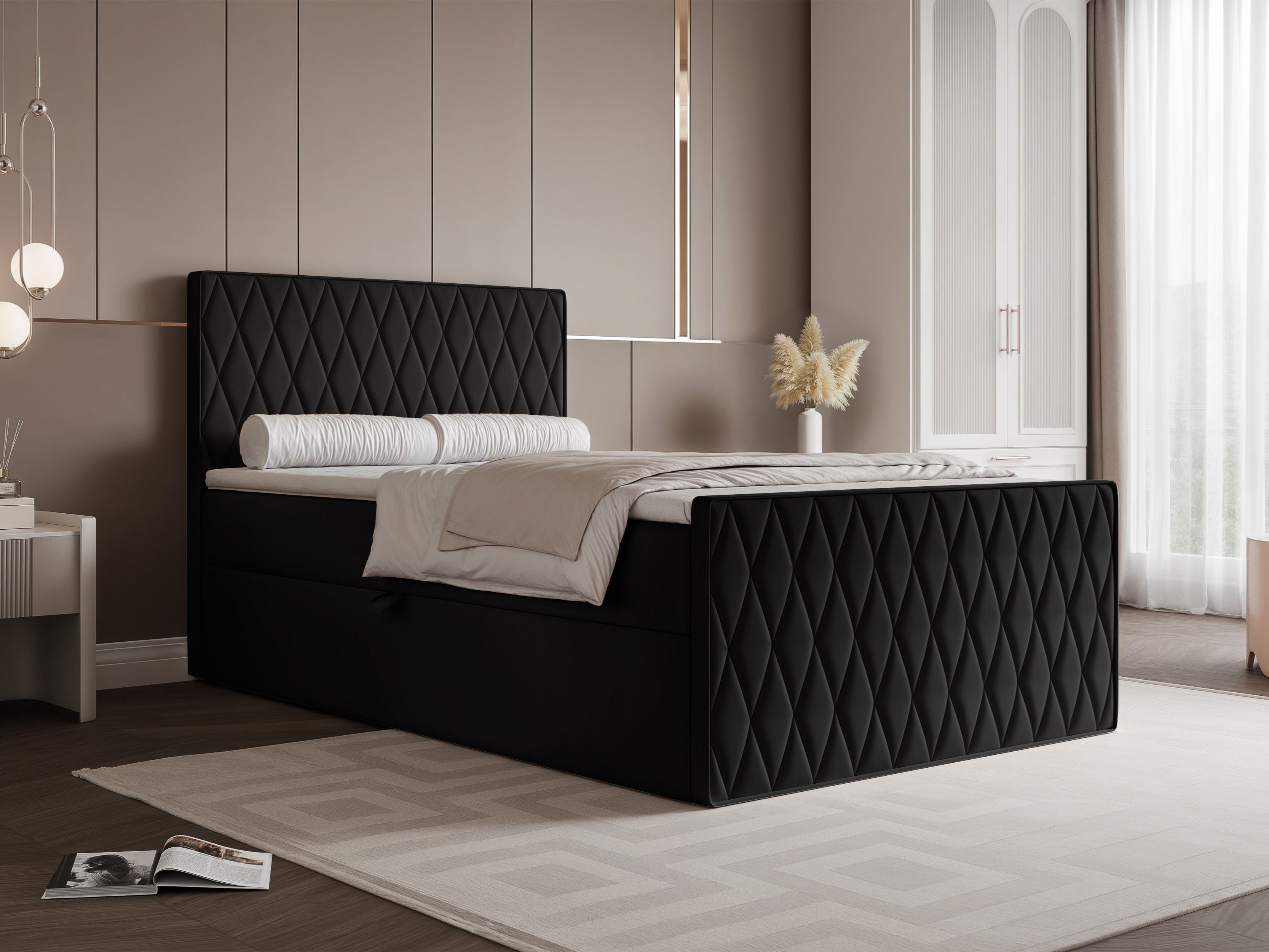 Pat boxspring Martinez 129 (Magic Velvet 2219)
