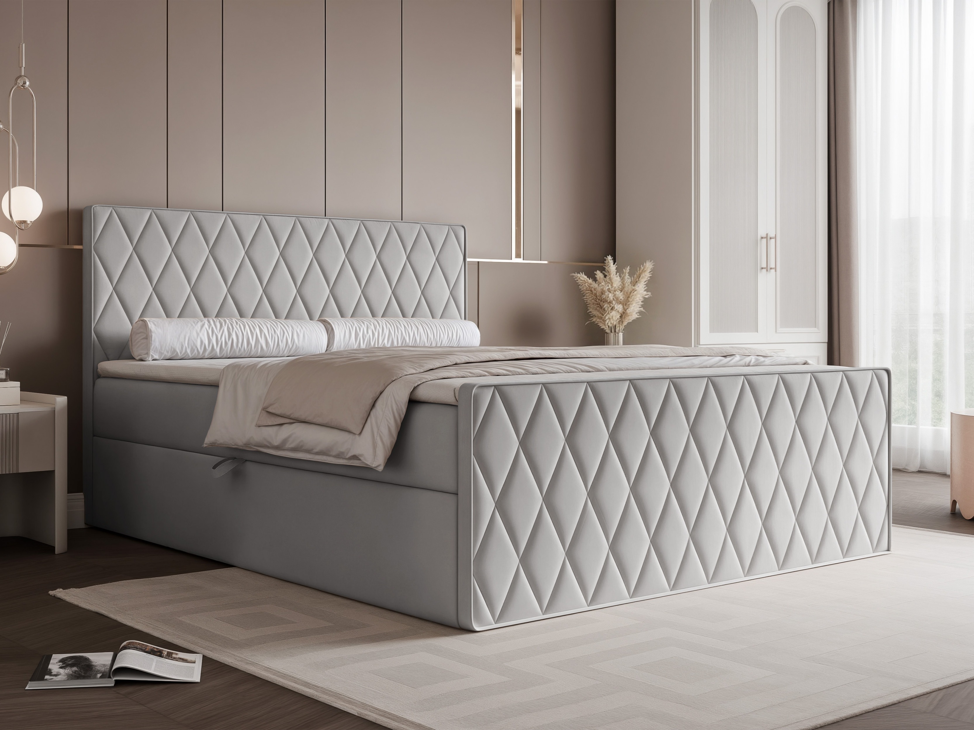 Pat boxspring Martinez 129 (Magic Velvet 2240)