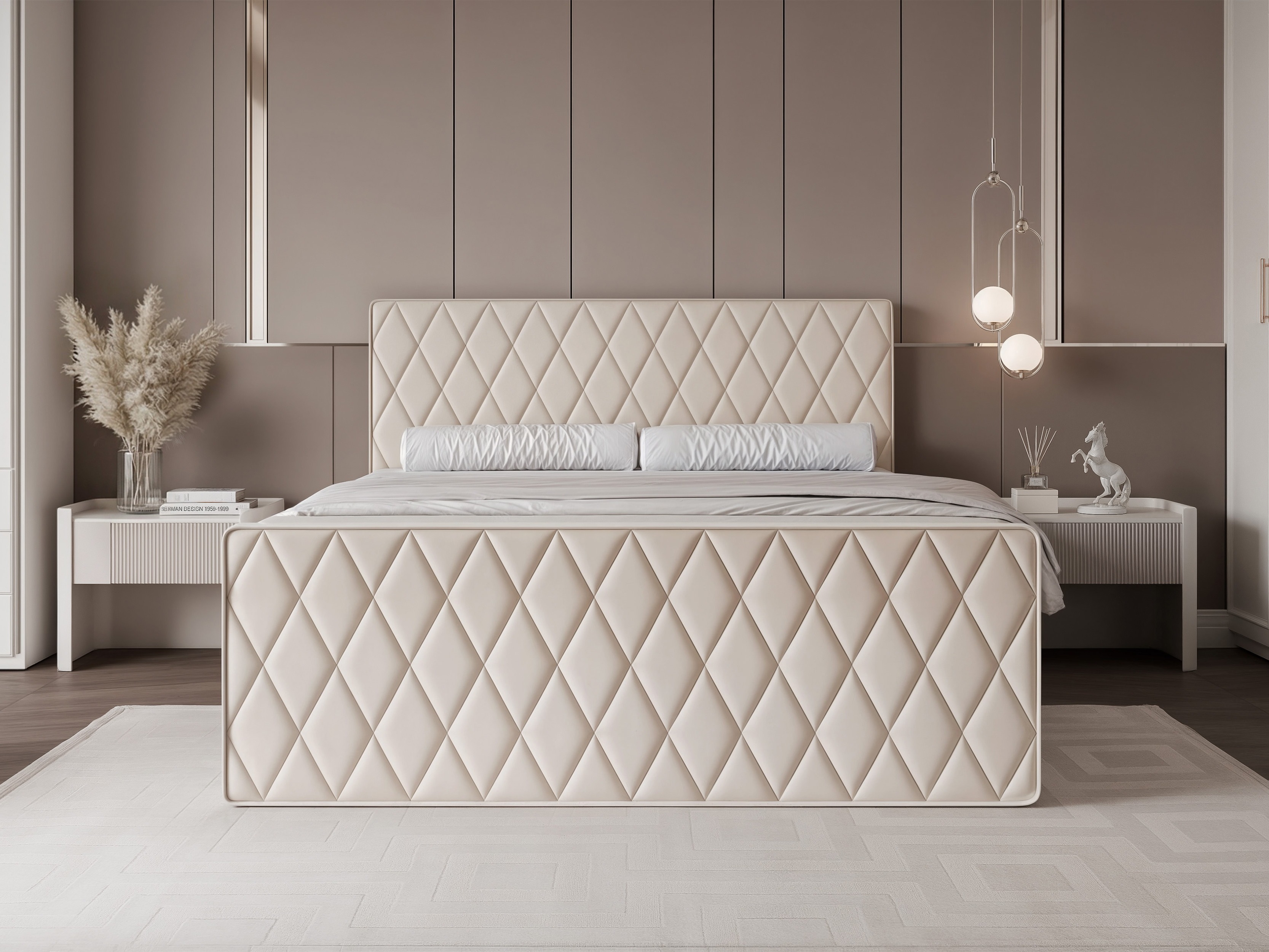 Pat boxspring Martinez 129 (Magic Velvet 2256)
