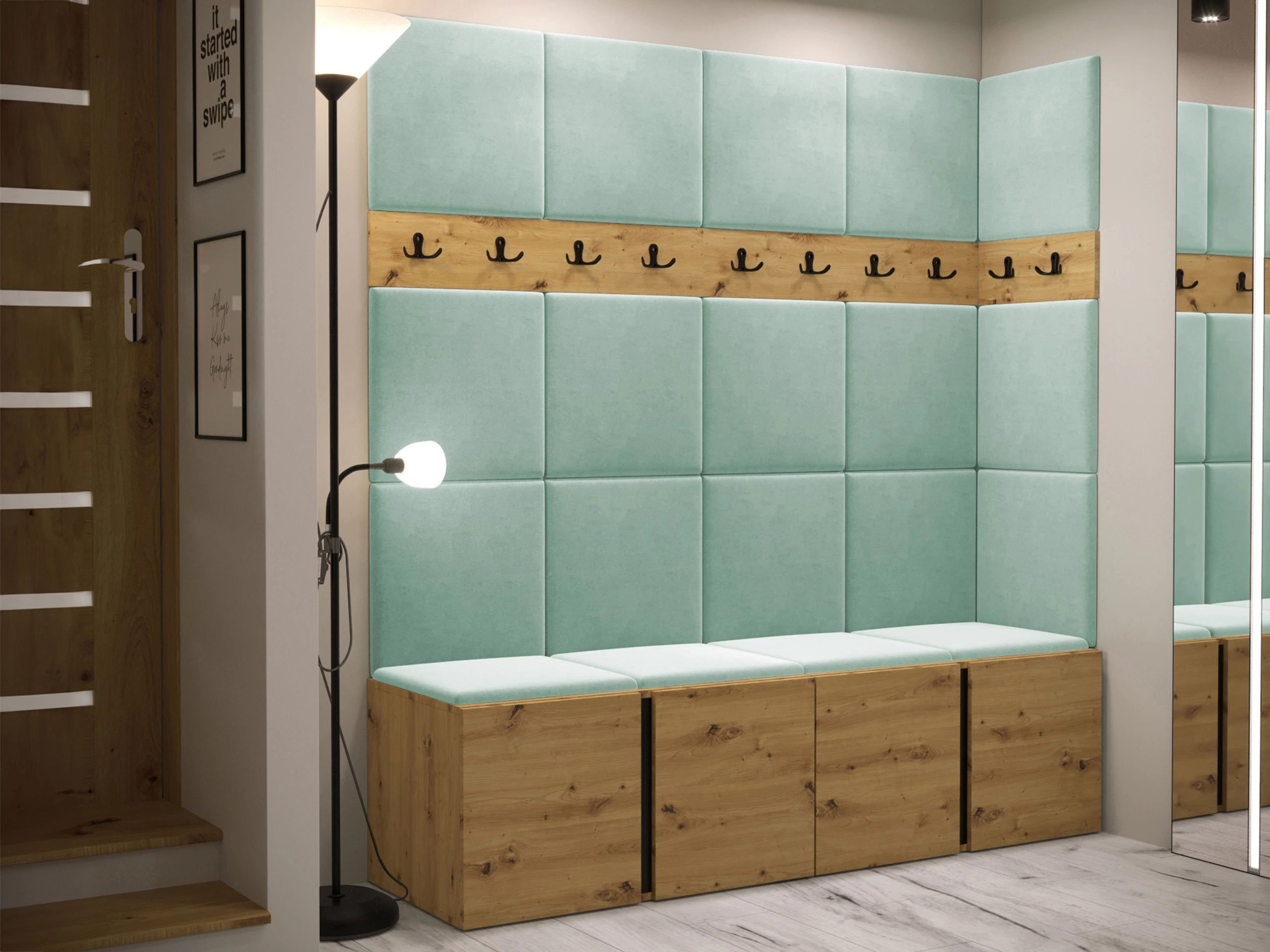 Set de hol Hartford 265 (Stejar artizan)