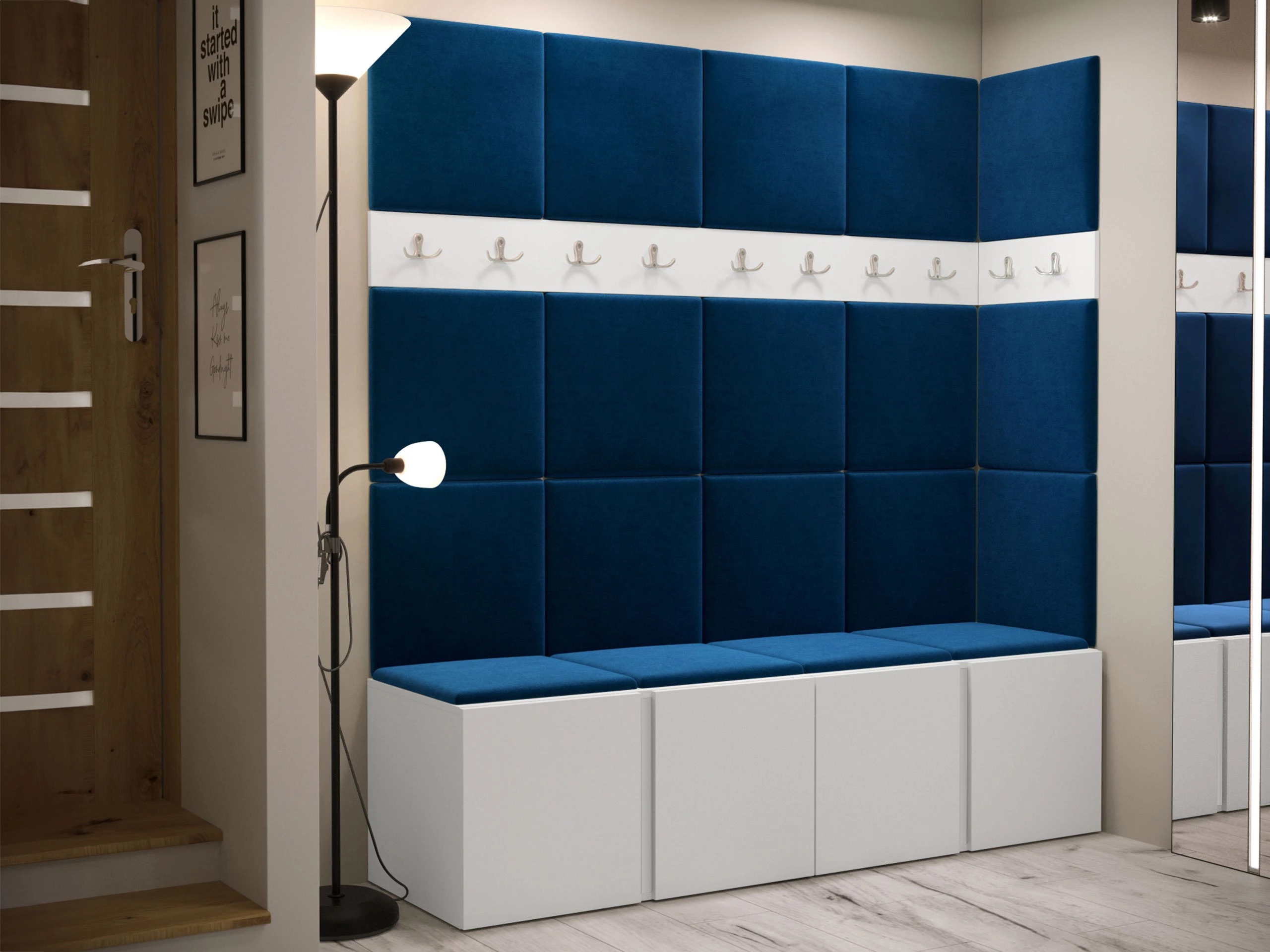 Set de hol Pinis II (Alb)