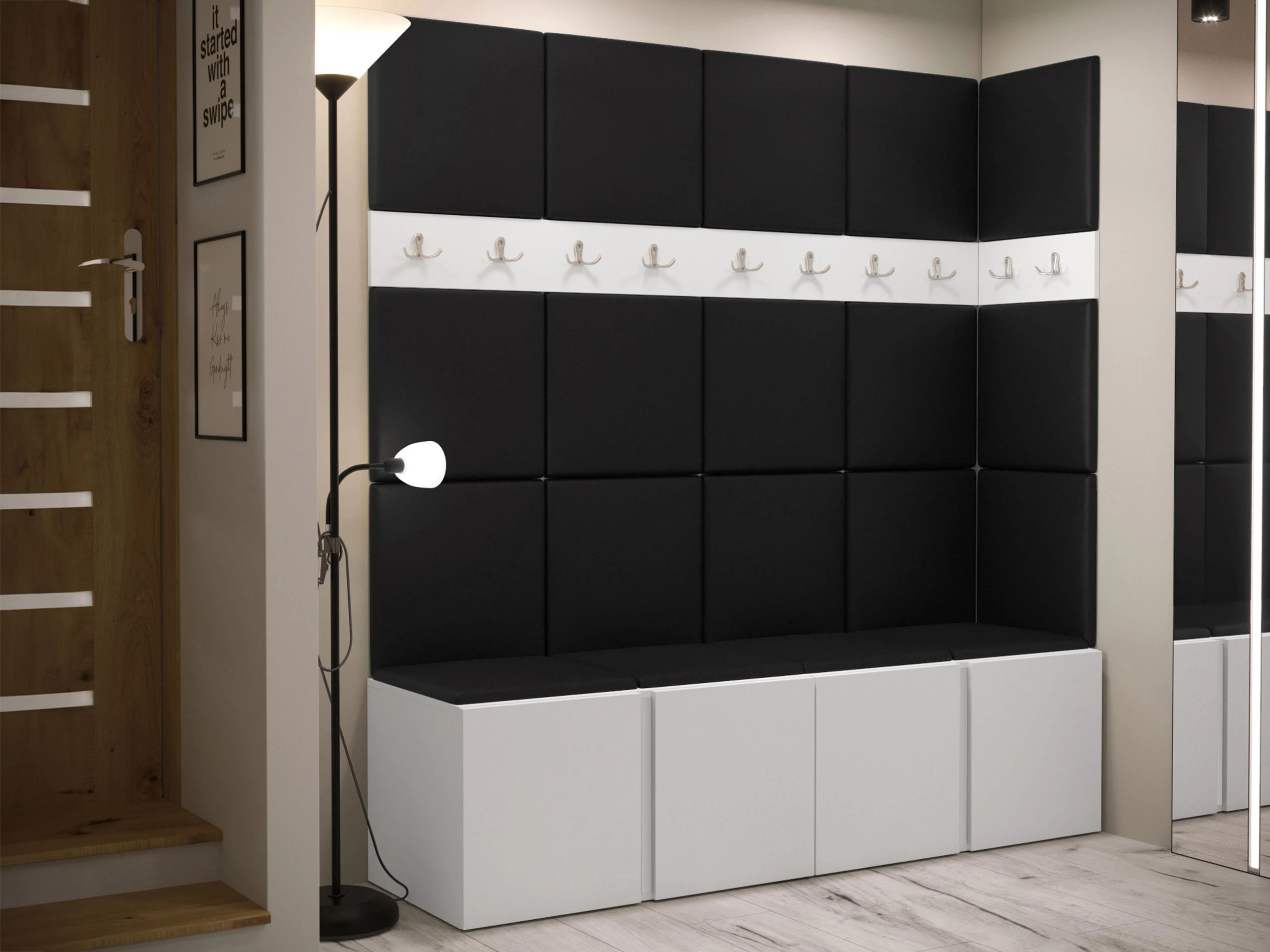 Set de hol Pinis II (Alb)