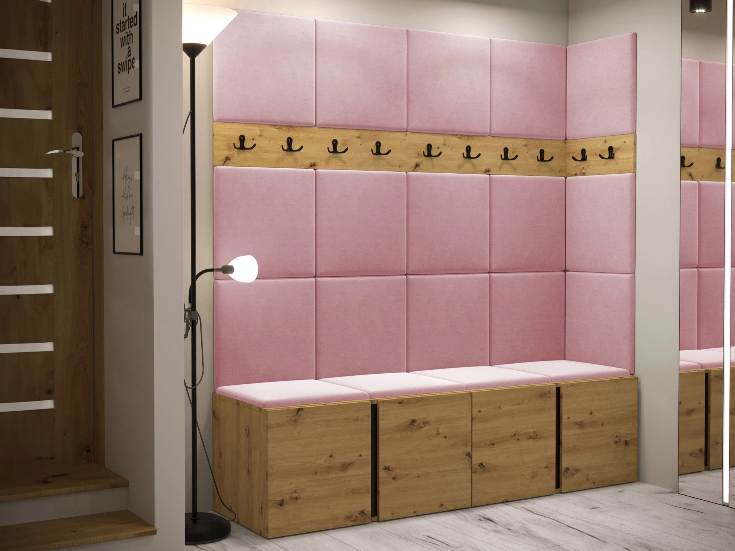 Set de hol Pinis II (Stejar artizan)