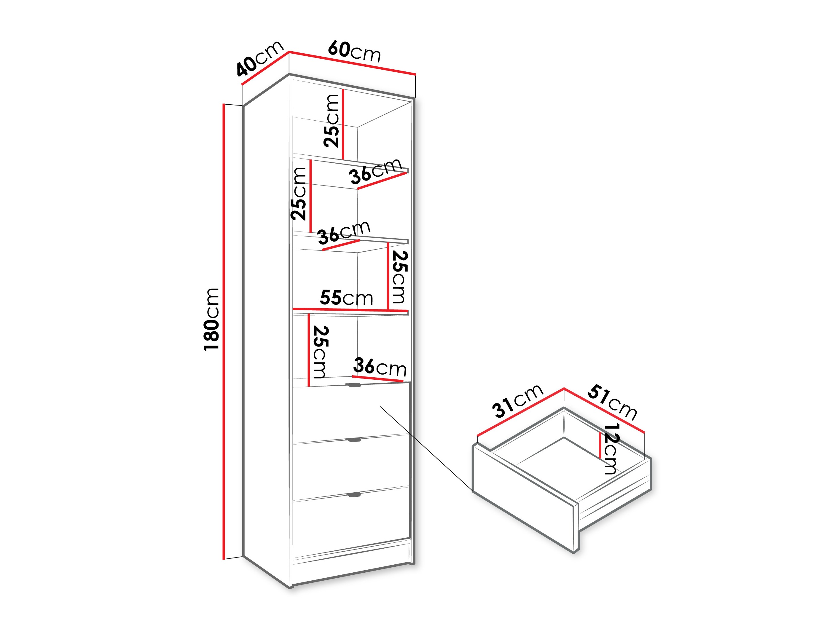 Raft SR10886 cu ambalaj deteriorat
