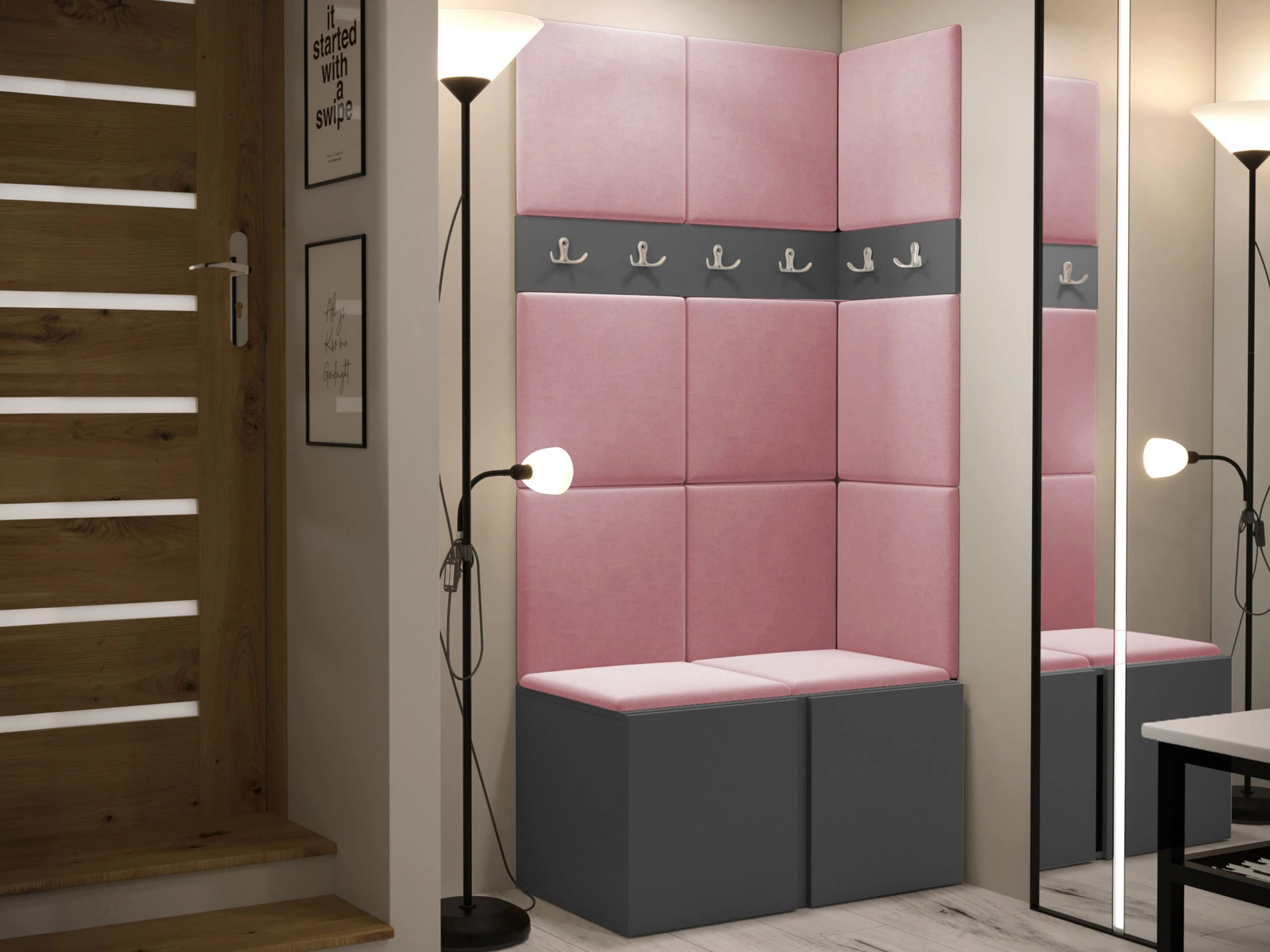 Set de hol Pinis I (Grafit)
