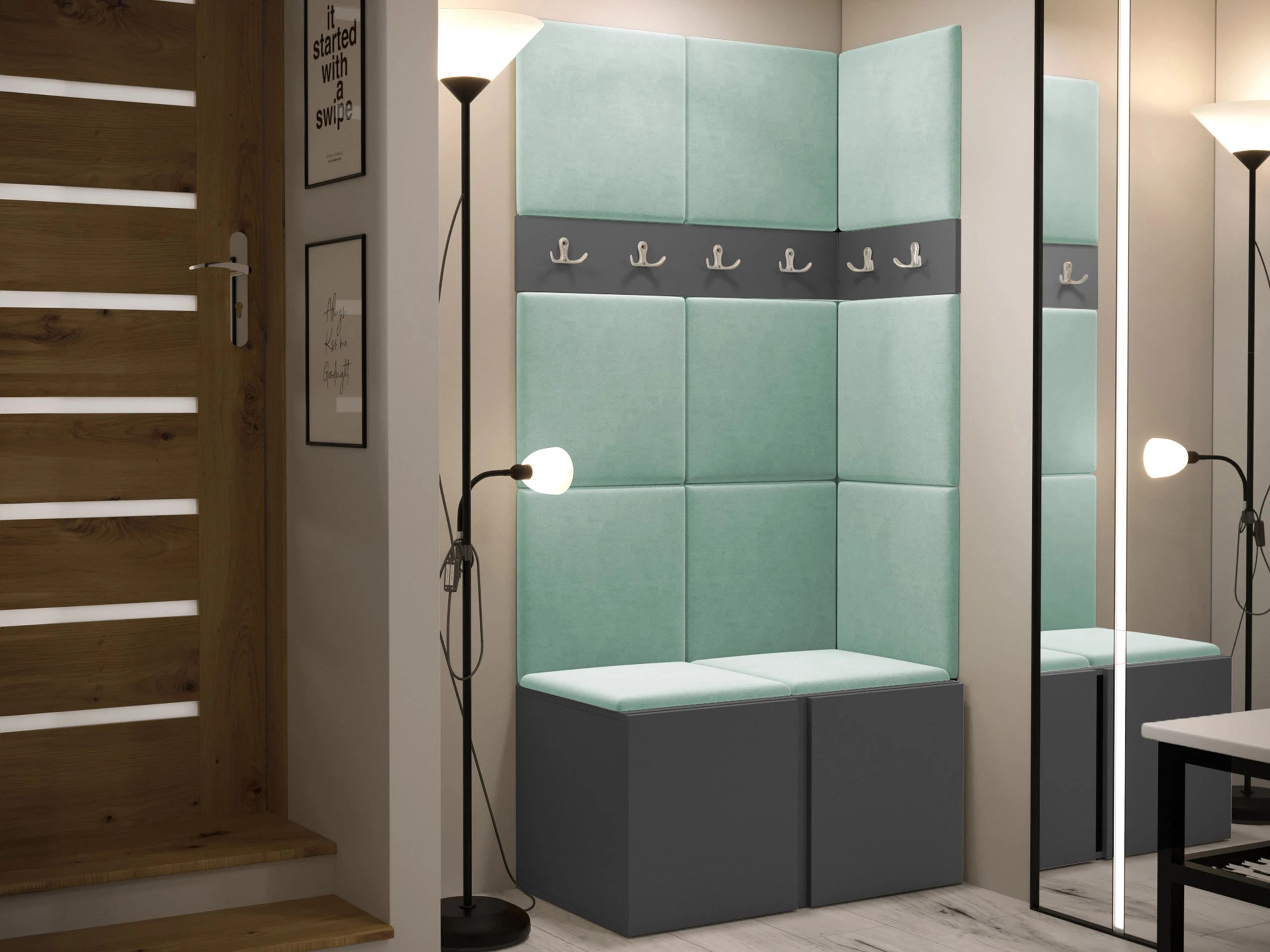 Set de hol Pinis I (Grafit)