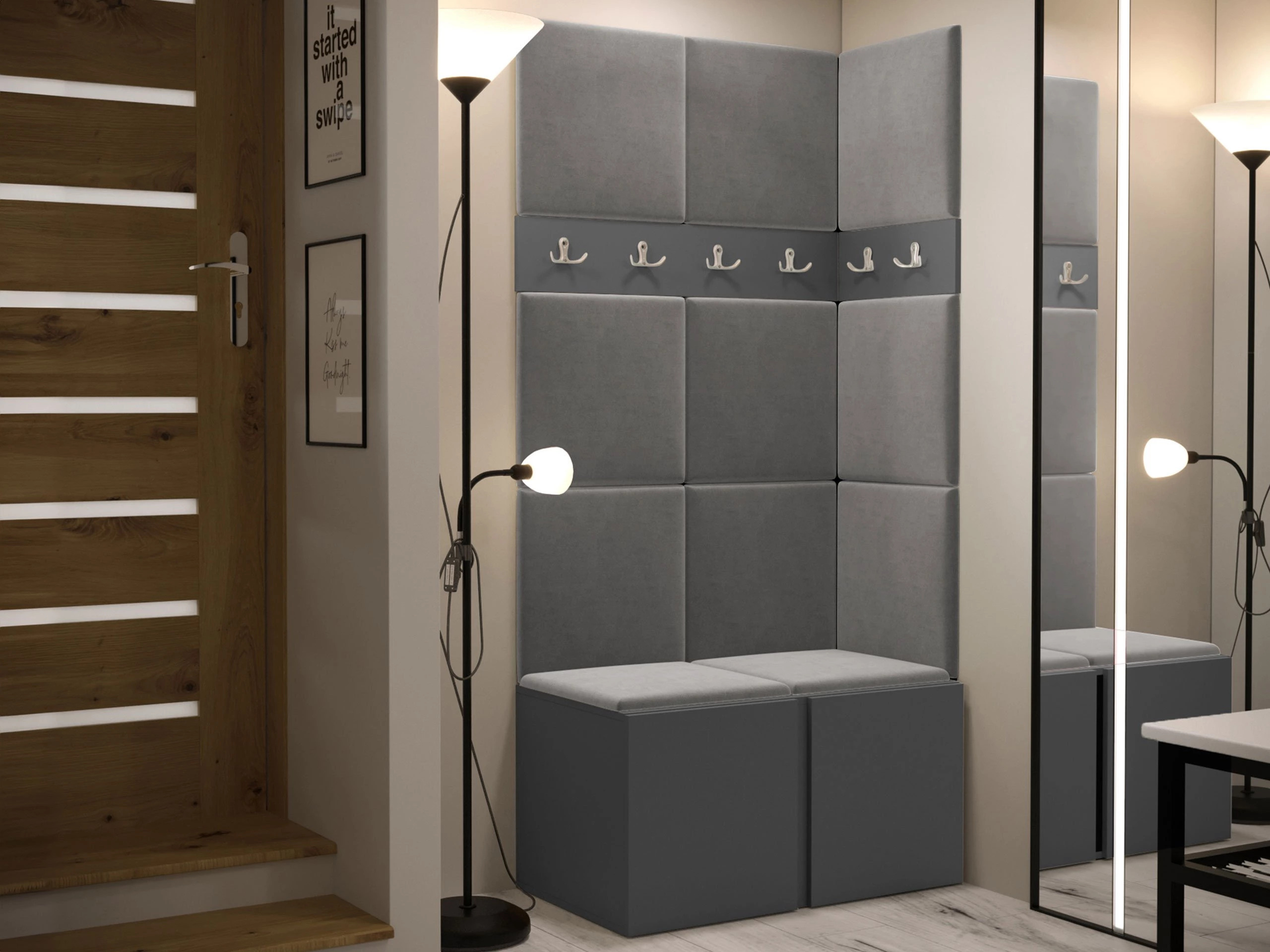 Set de hol Pinis I (Grafit)