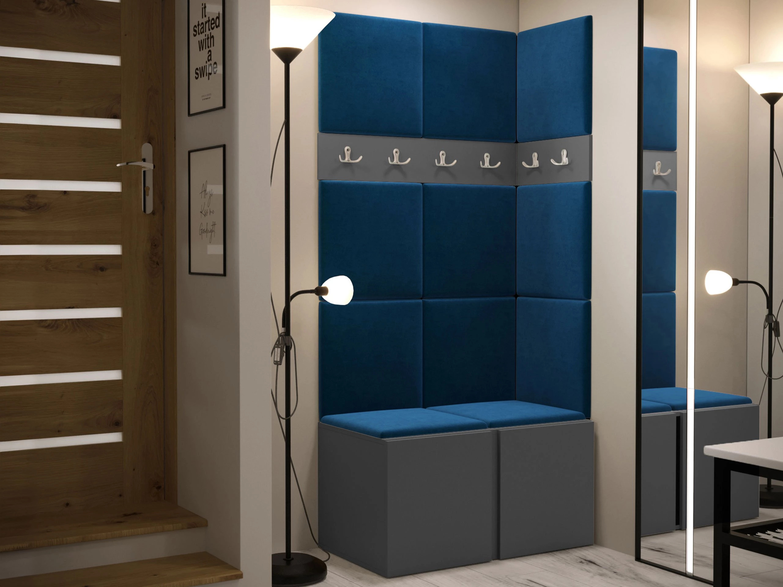 Set de hol Pinis I (Grafit)