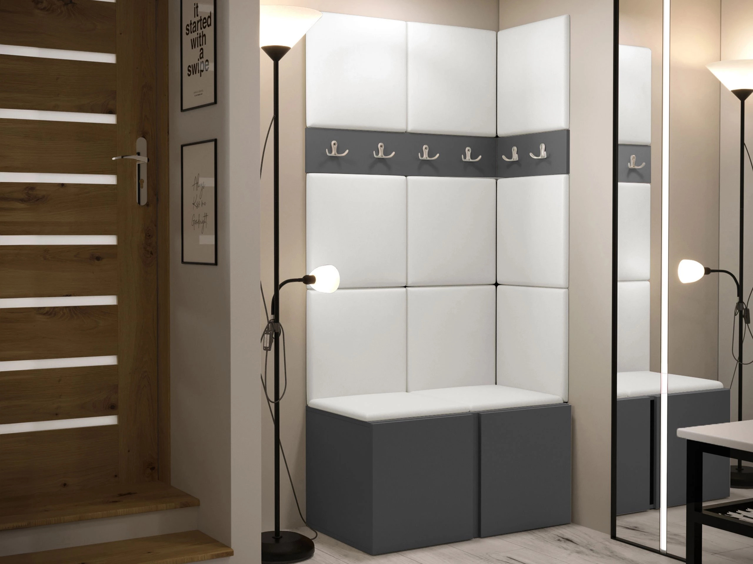 Set de hol Pinis I (Grafit)