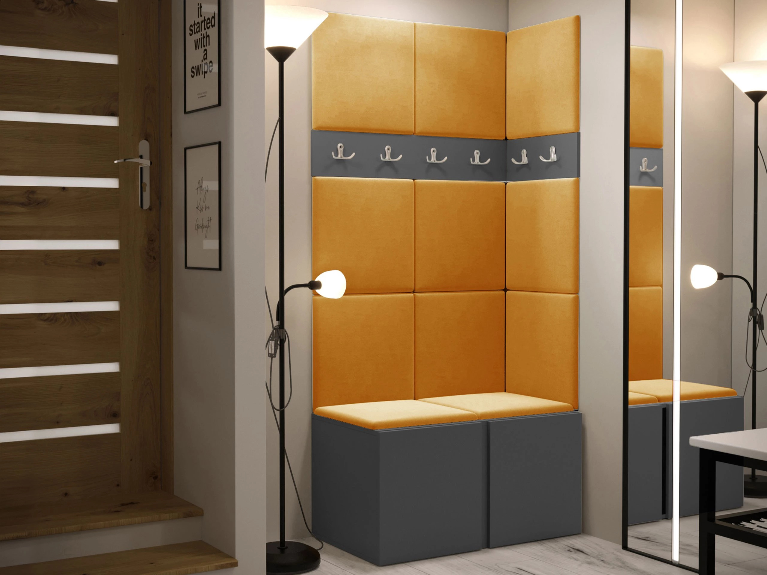 Set de hol Pinis I (Grafit)