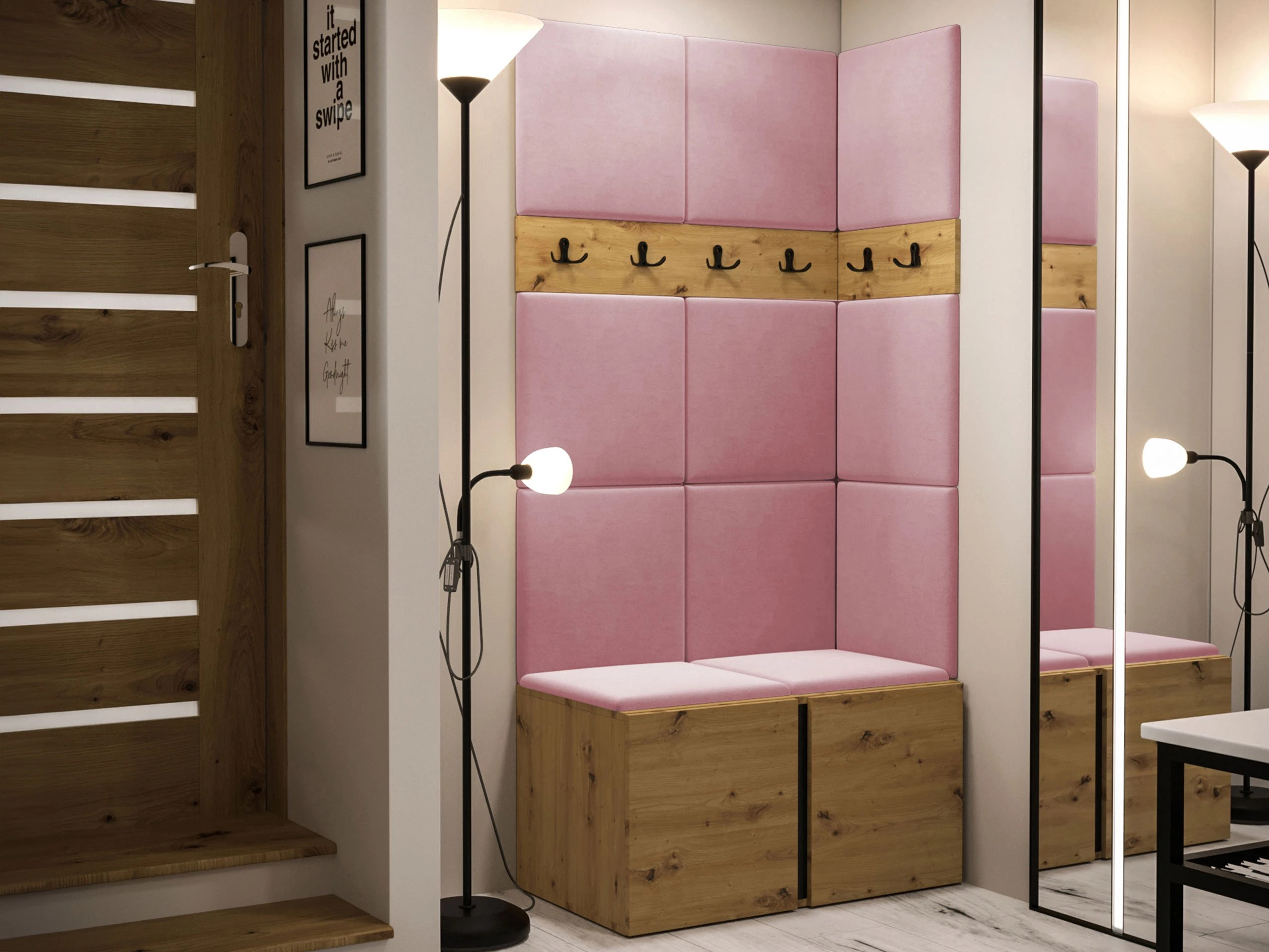 Set de hol Pinis I (Stejar artizan)