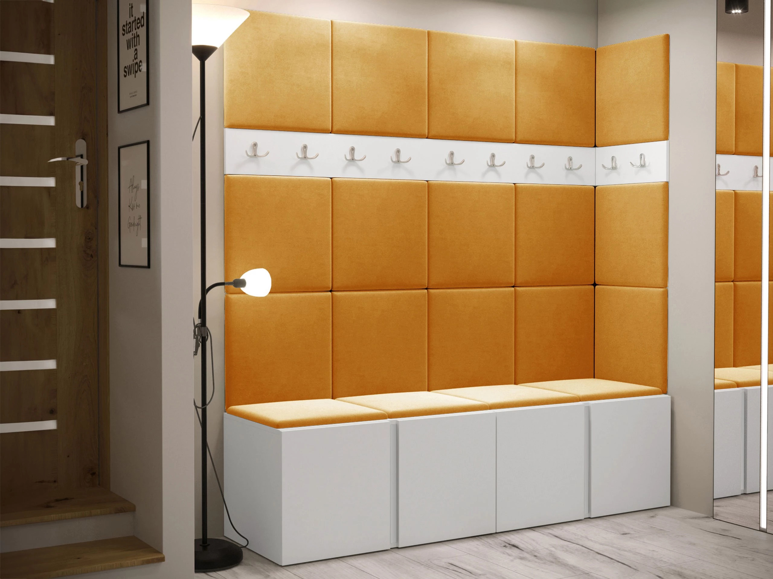 Set de hol Pinis II (Alb)