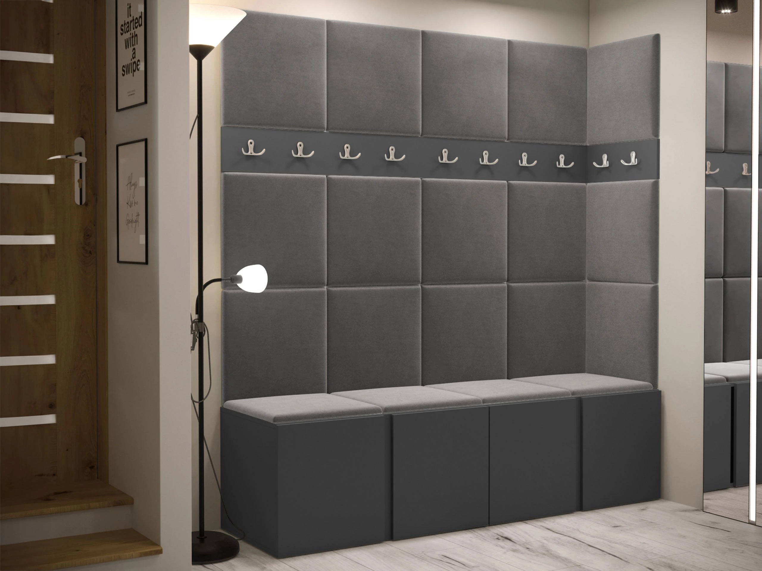 Set de hol Pinis II (Grafit)