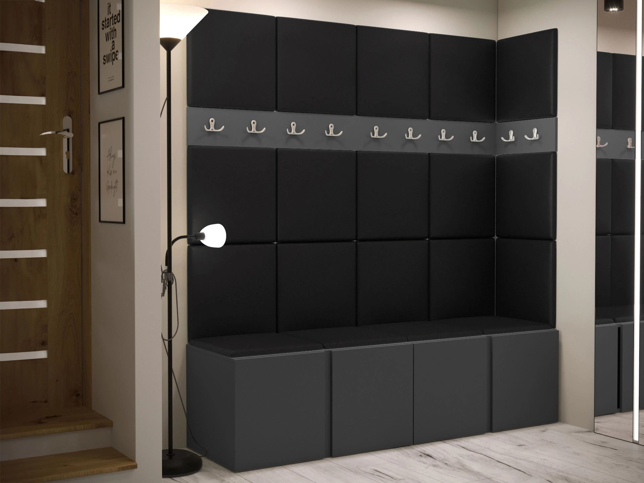 Set de hol Pinis II (Grafit)