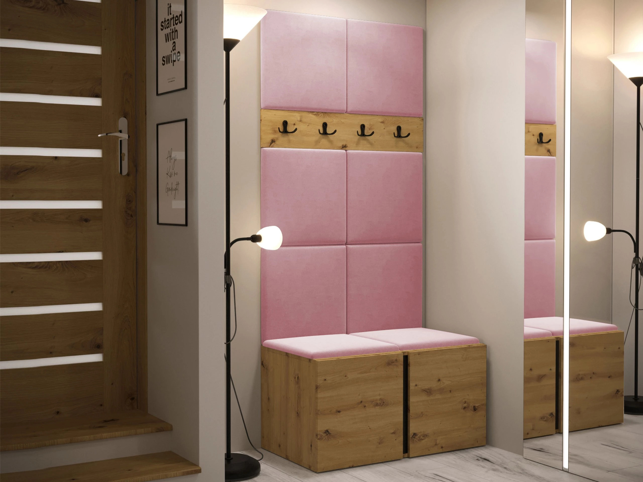 Set de hol Hartford 267 (Stejar artizan)