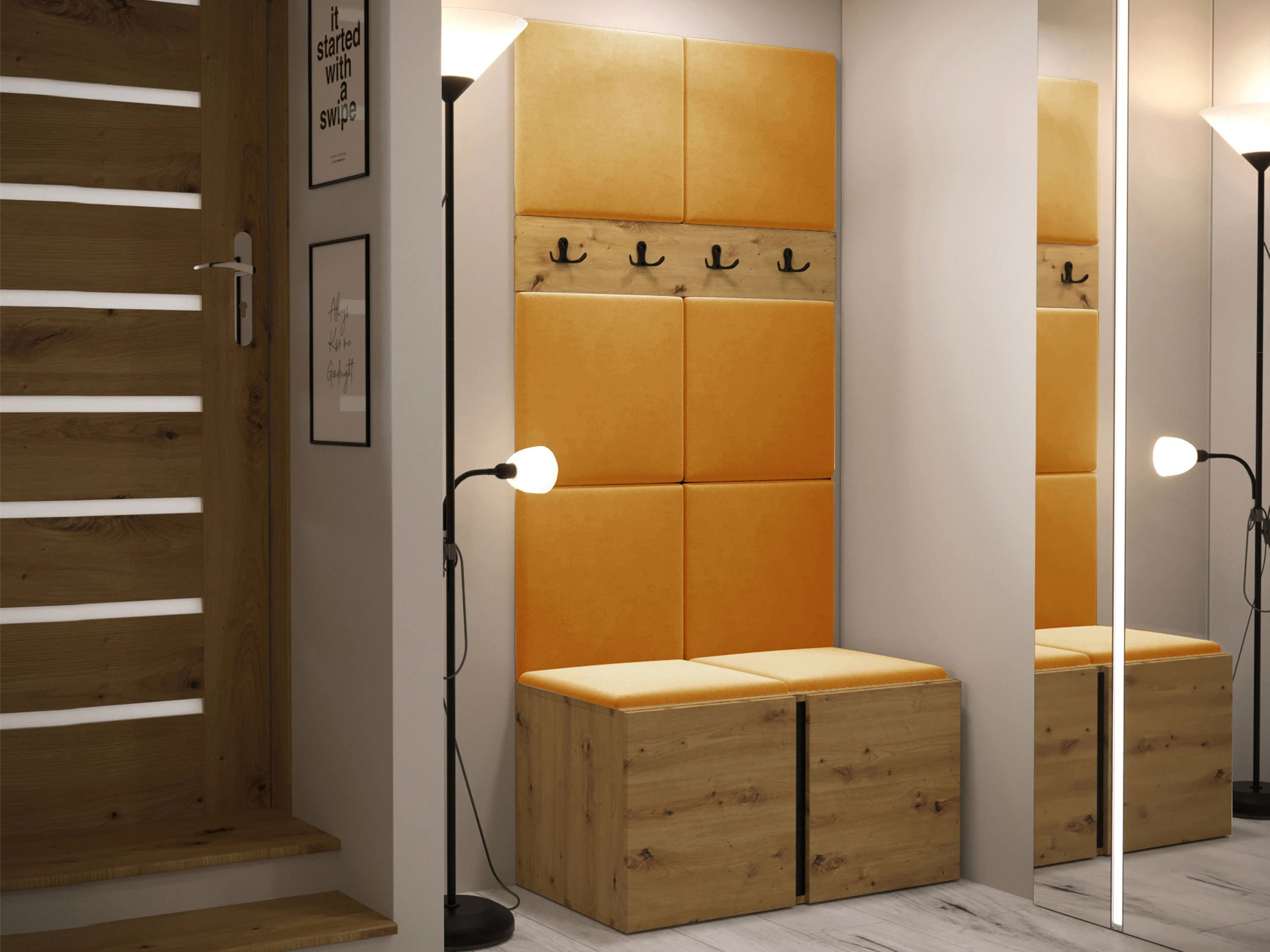 Set de hol Hartford 267 (Stejar artizan)