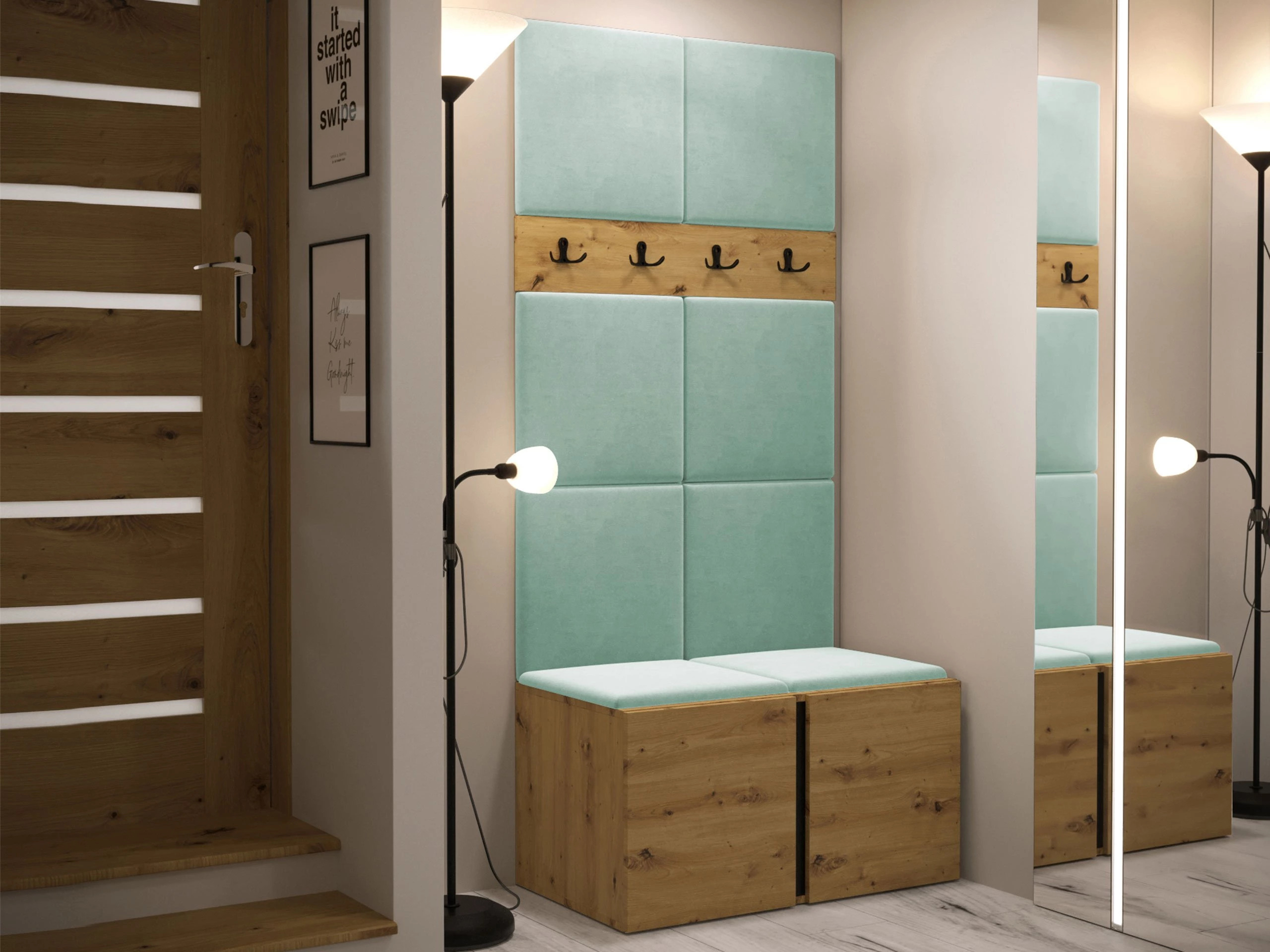 Set de hol Pinis IV (Stejar artizan)