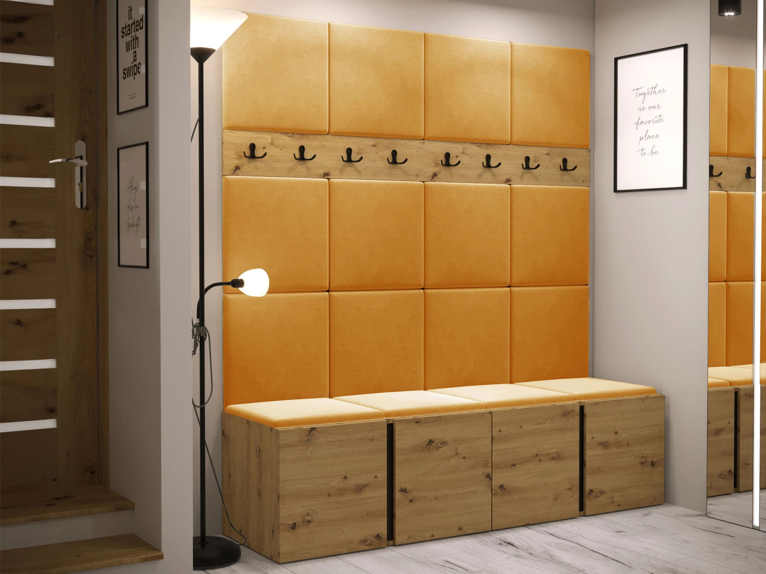 Set de hol Pinis V (Stejar artizan)