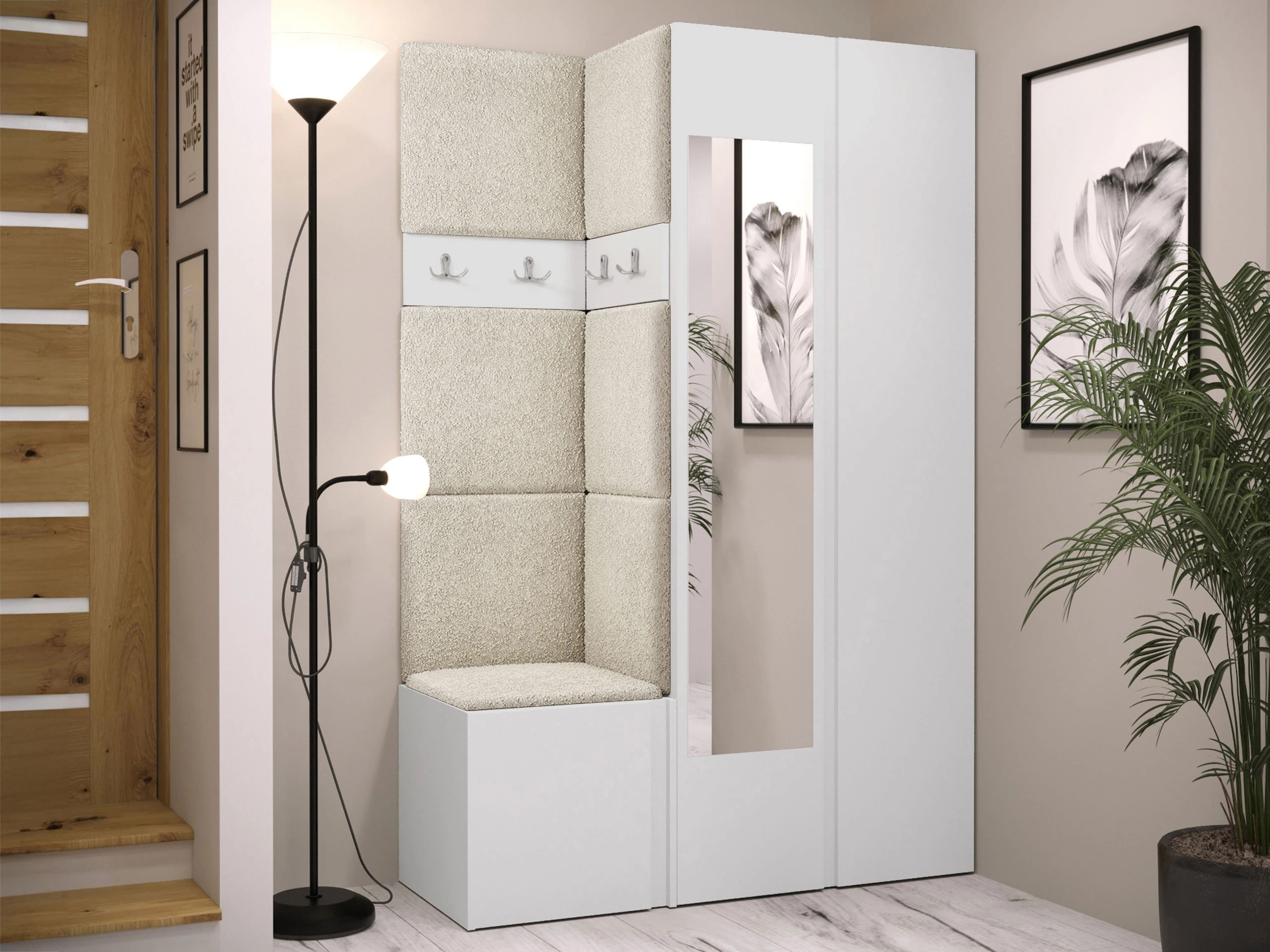 Set de hol Hartford 350 (Alb)