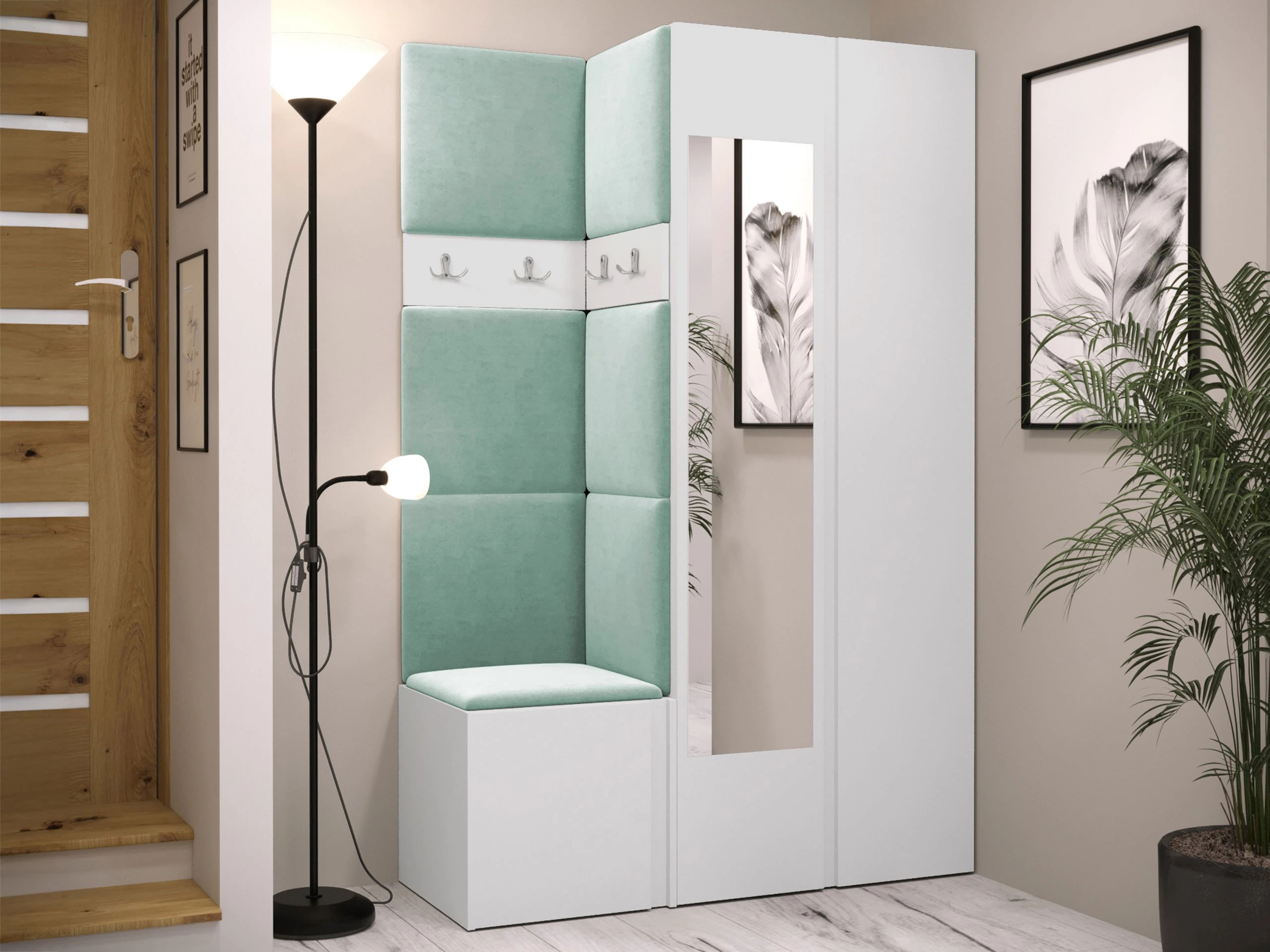 Set de hol Pinis XXVI (Alb)