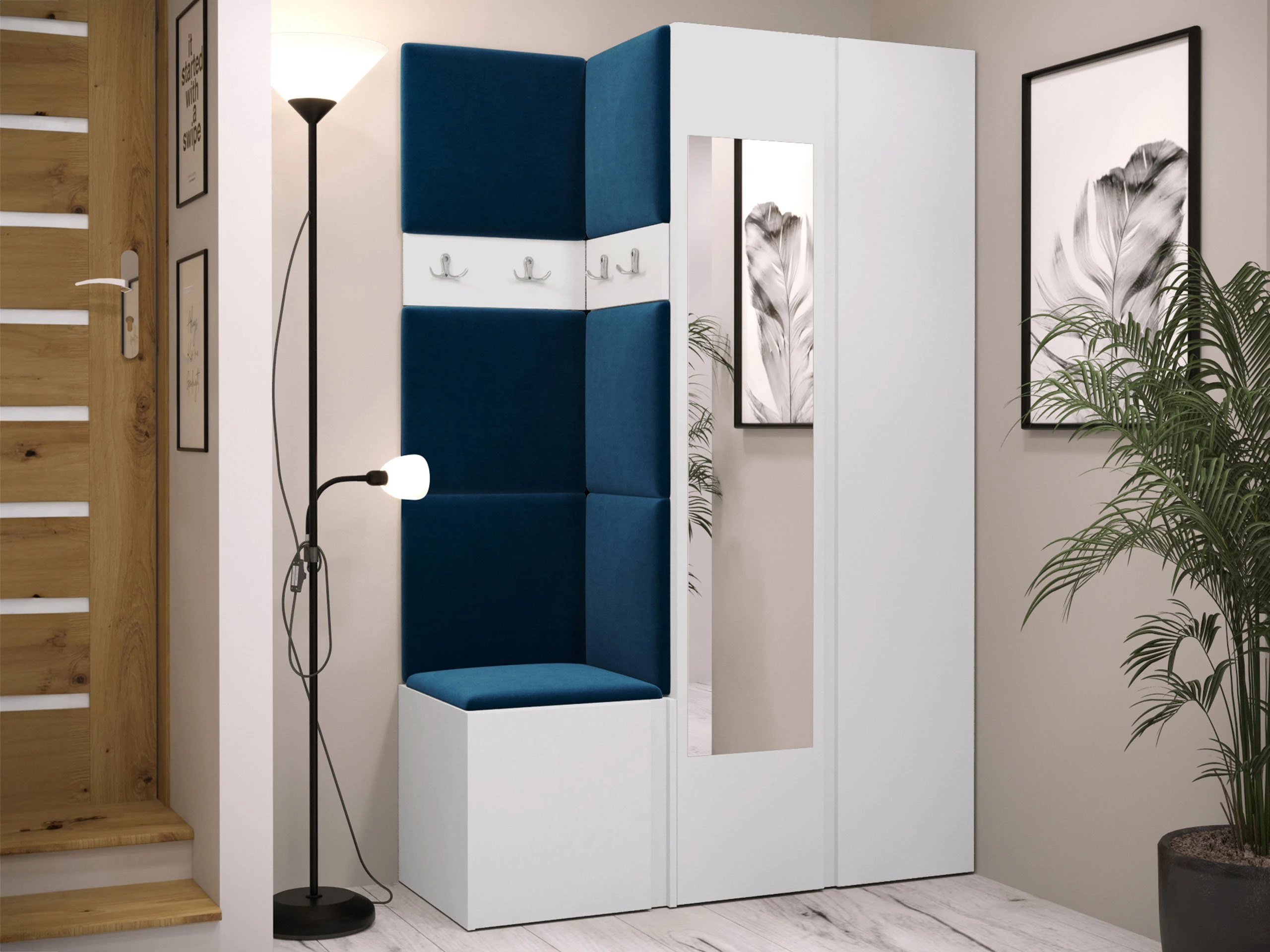 Set de hol Pinis XXVI (Alb)