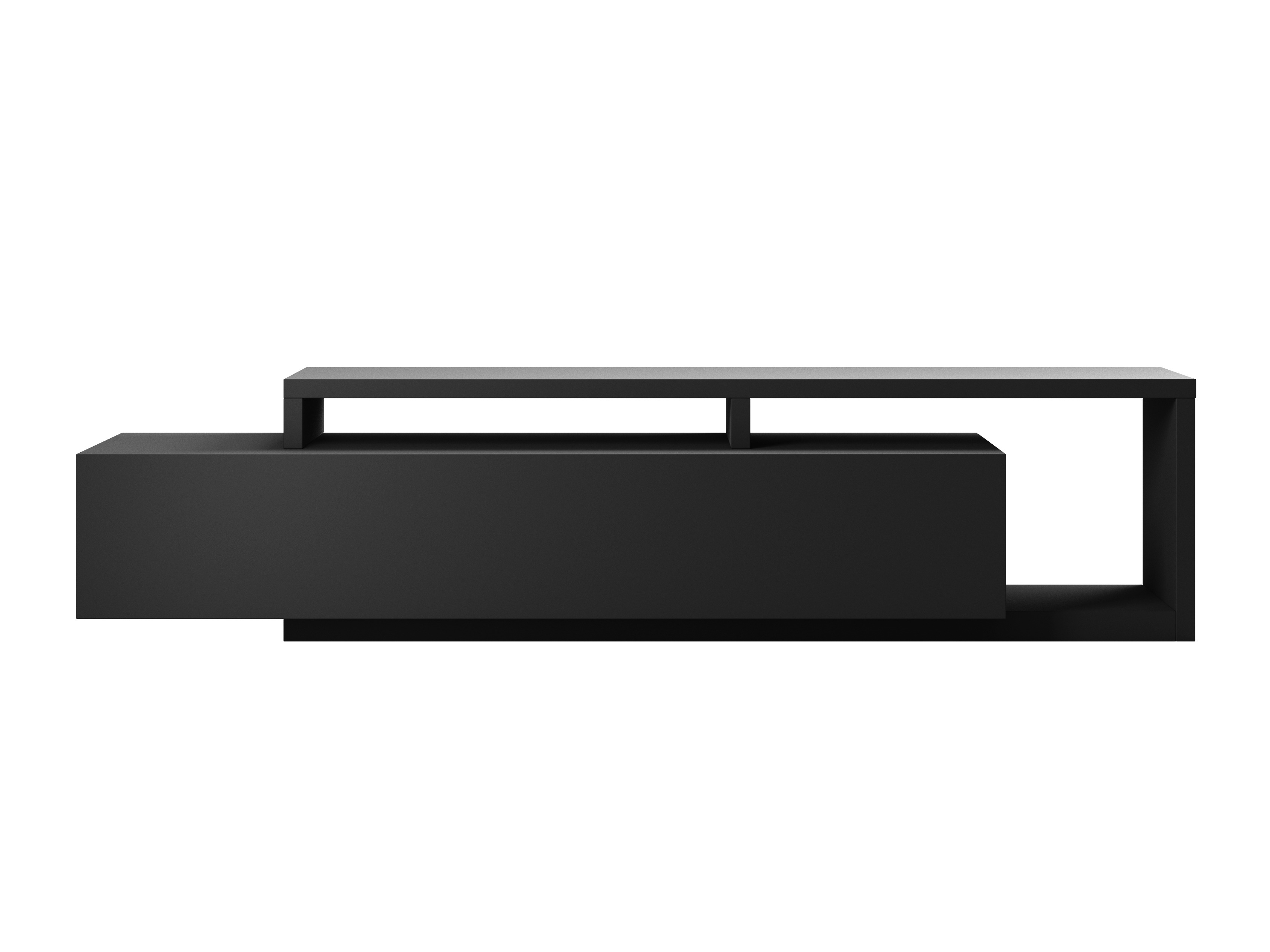 Comodă TV Lutiva 103 (Negru mat)