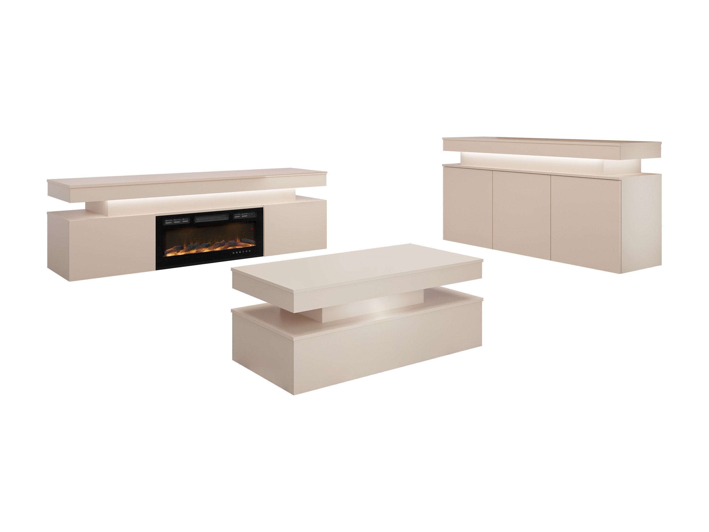 Set de living Monfero I (Maro deschis)