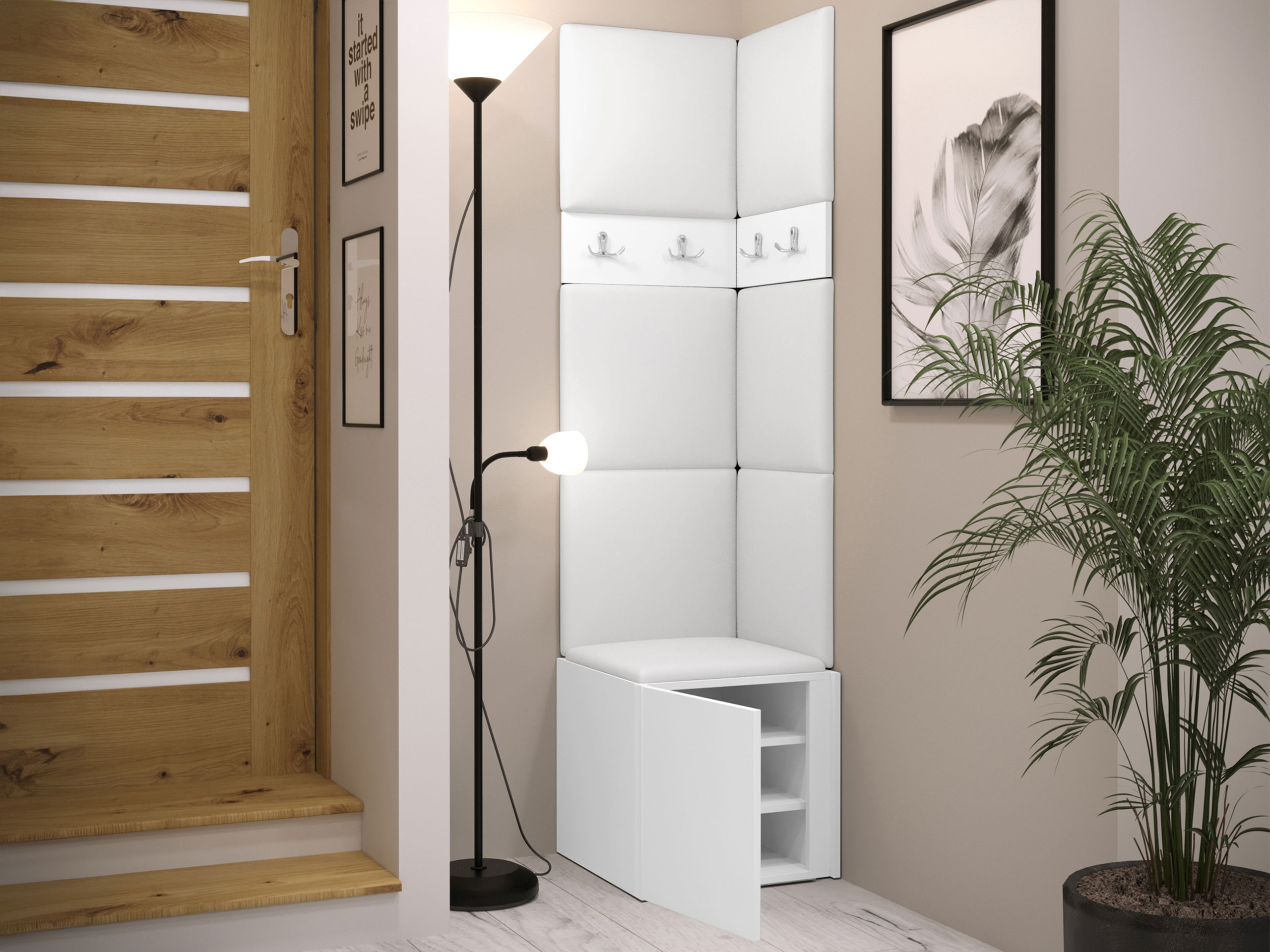 Set de hol Pinis XXI (Alb)