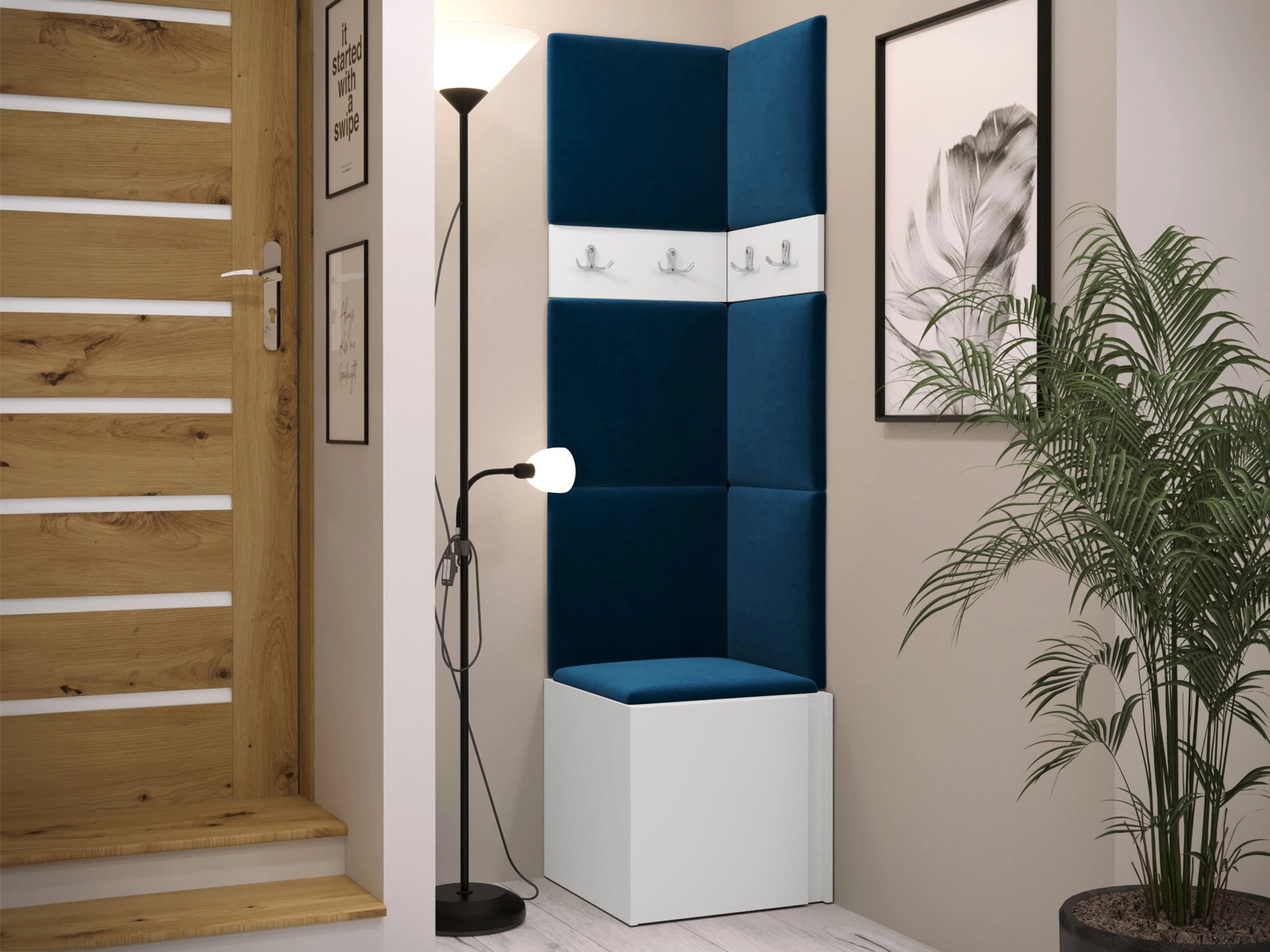 Set de hol Pinis XXI (Alb)