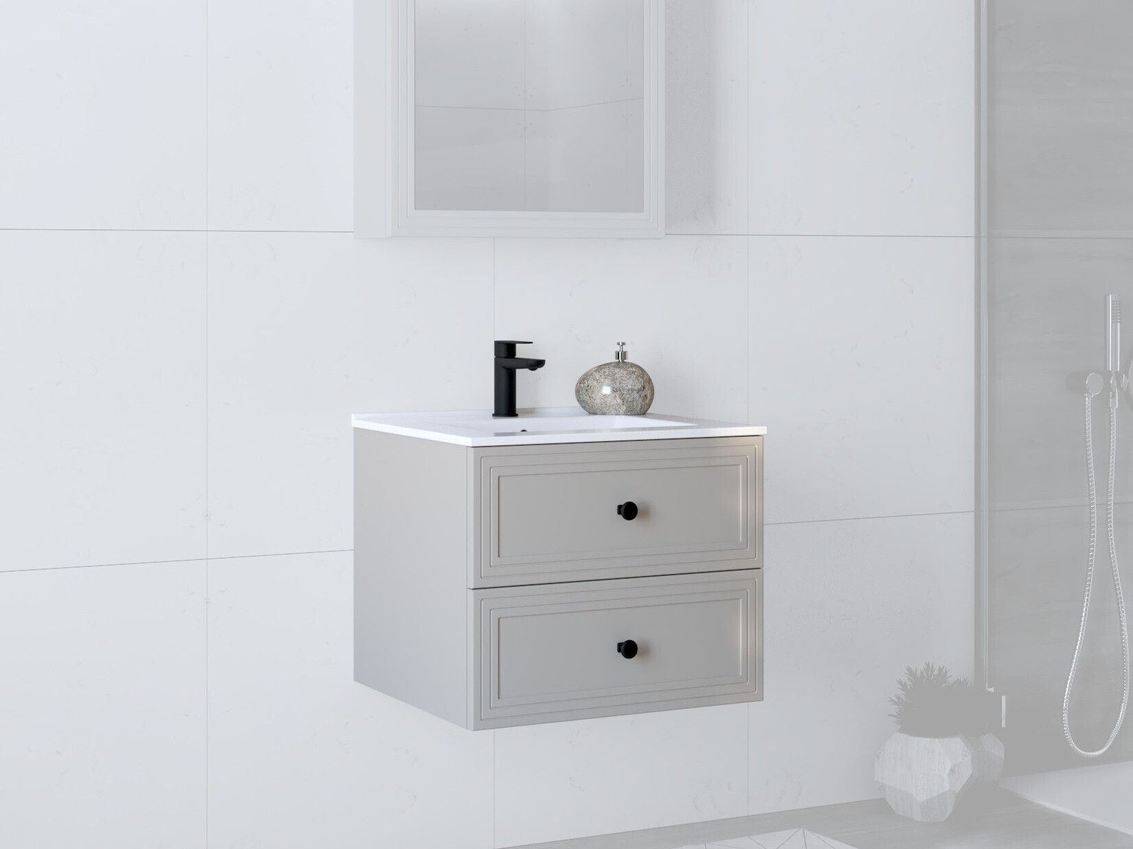 Cabinet atârnat pentru baie SR11057