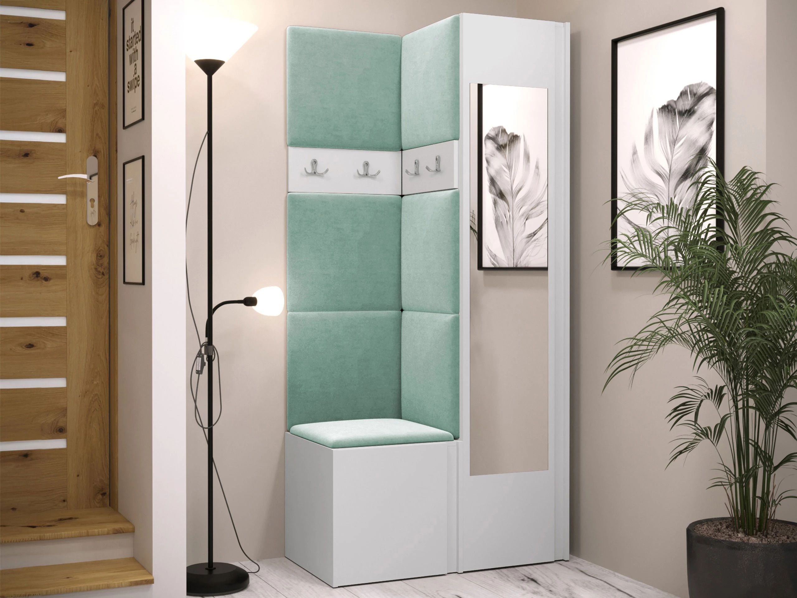 Set de hol Pinis XXV (Alb)