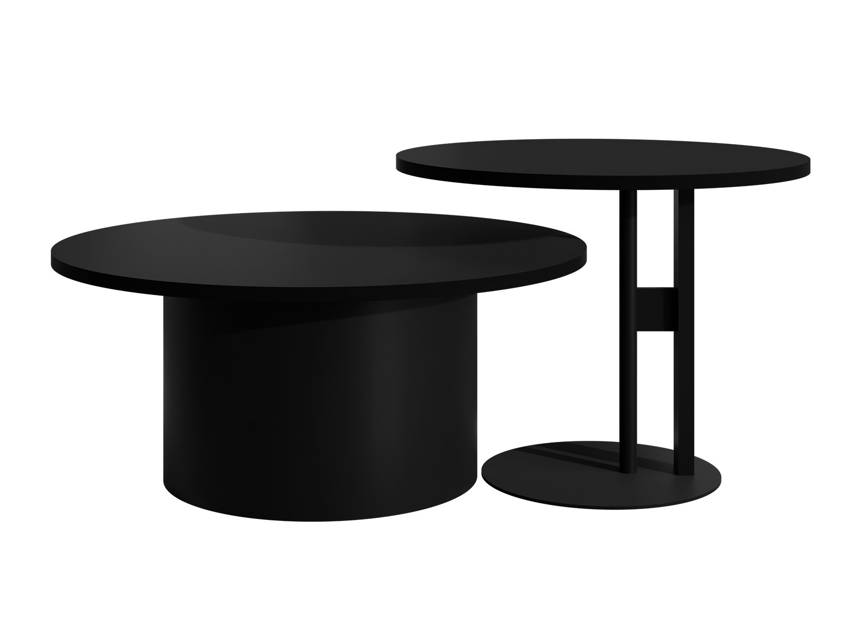 Set de măsuțe de cafea Oswego 159 (Negru)