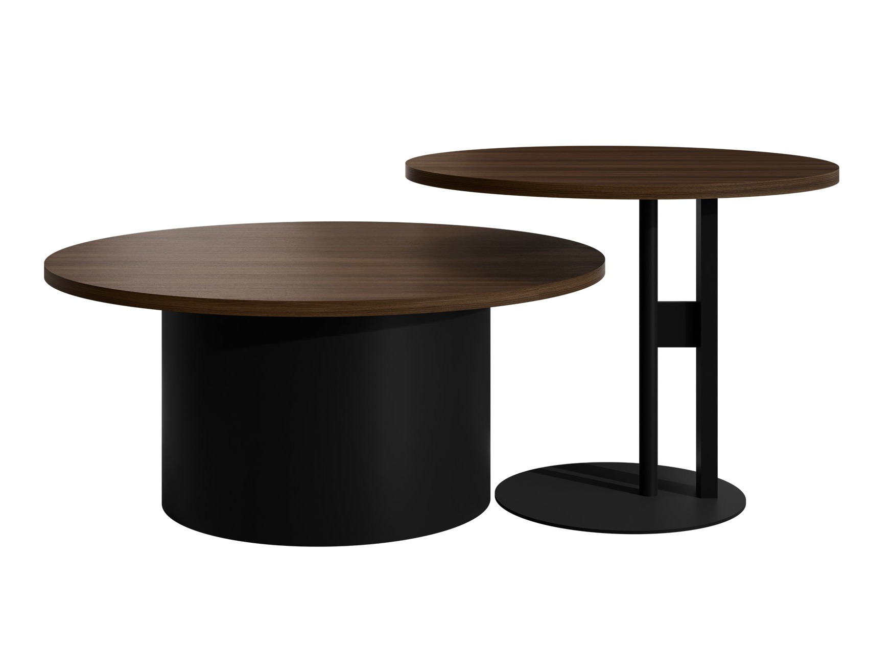 Set de măsuțe de cafea Oswego 159 (Nuc)