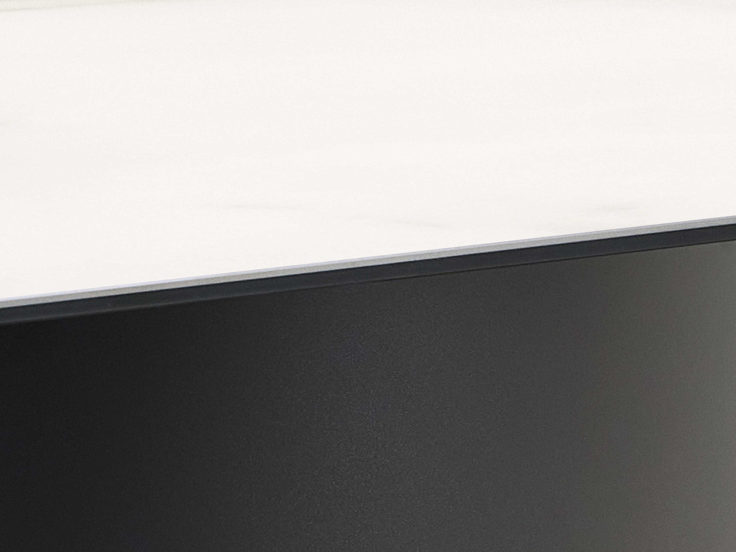 Masă Norsica 1030 (Alb + Negru)