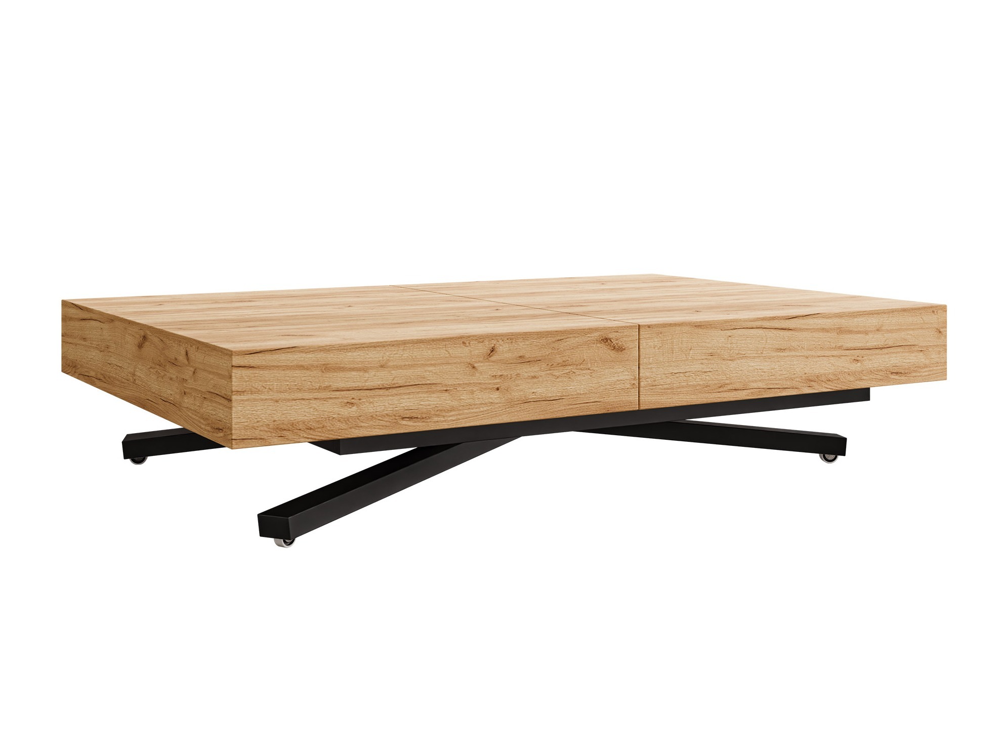 Masă de cafea rotativă Oswego 176 (Stejar Craft auriu)