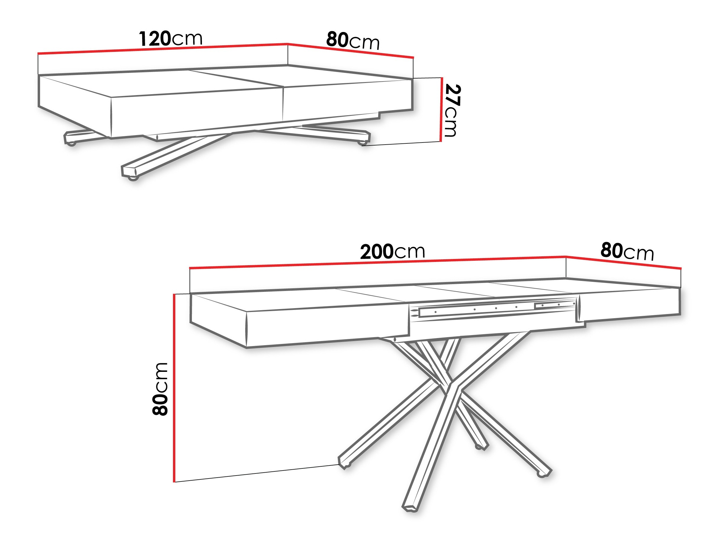 Masă de cafea rotativă Oswego 177 (Stejar)