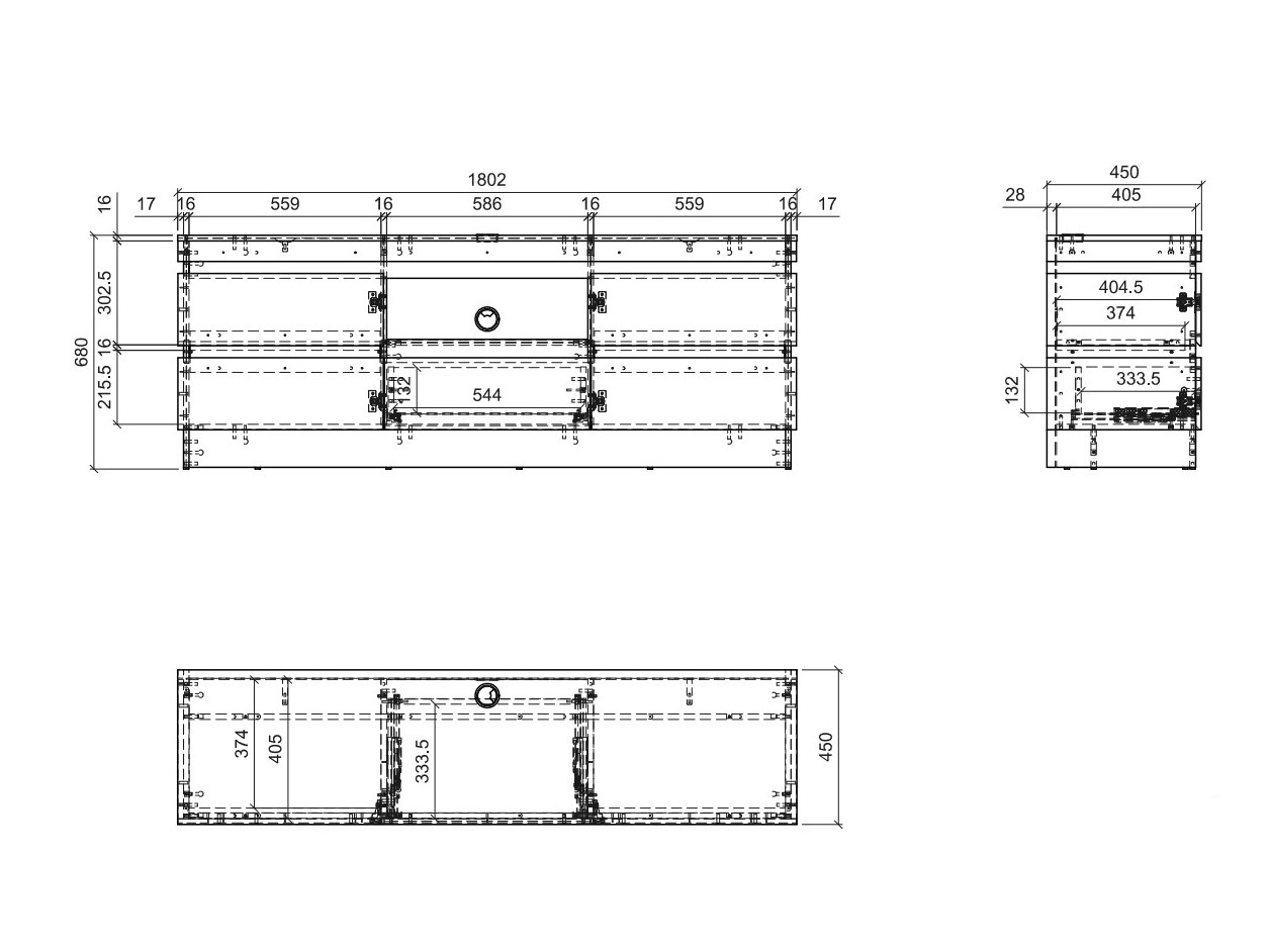 Comodă TV Numeri 101