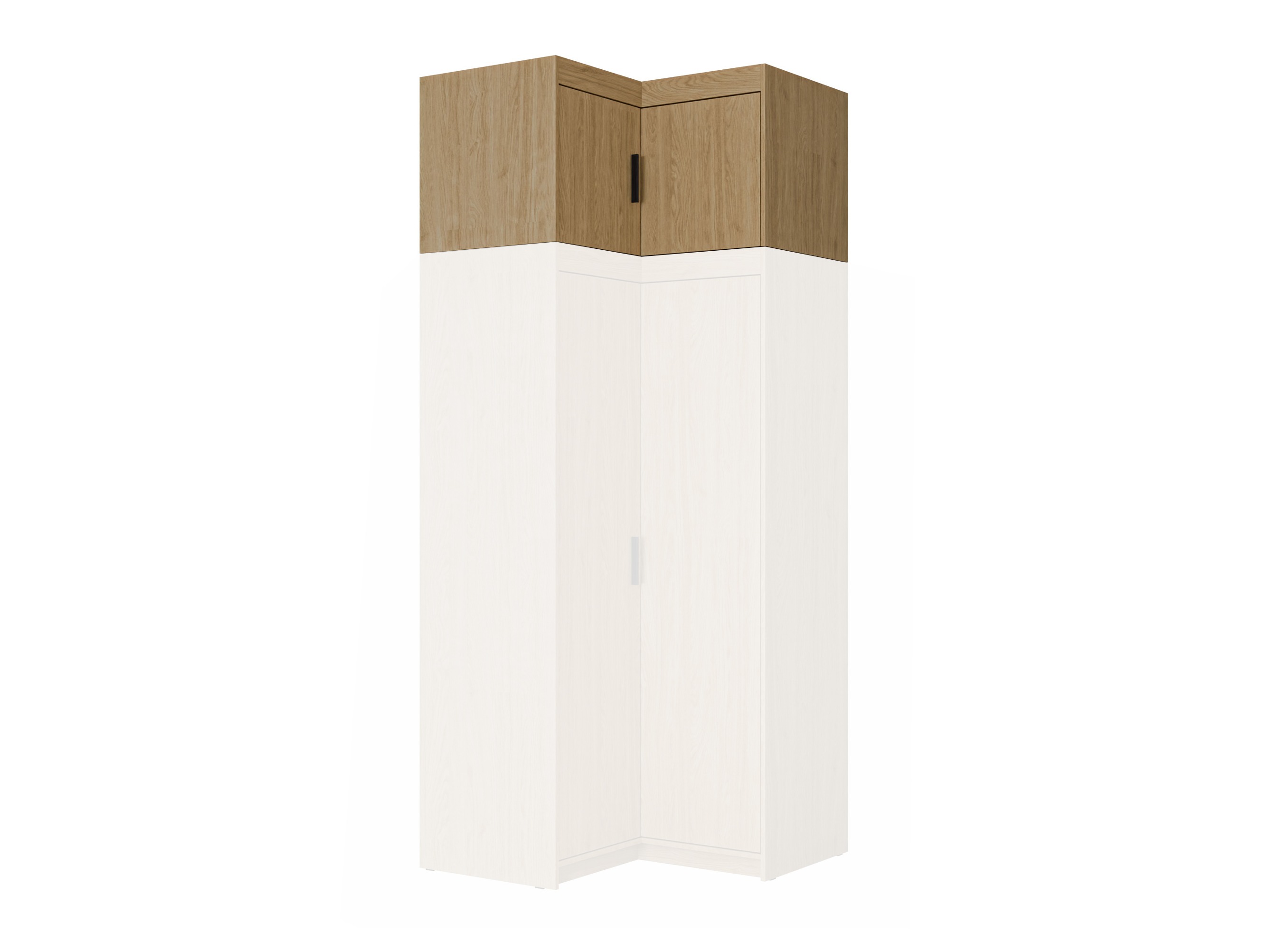 Dulap de colț Novduni 118 (Stejar)