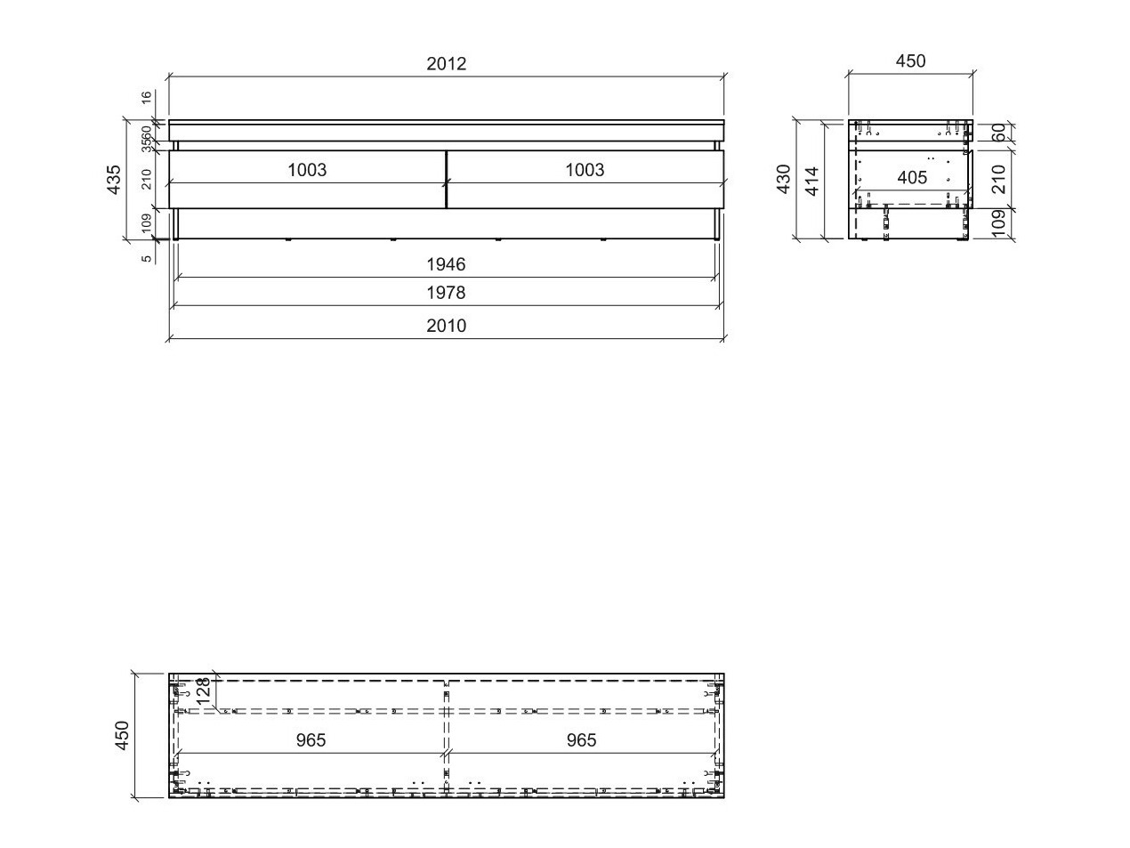 Comodă TV Numeri 114