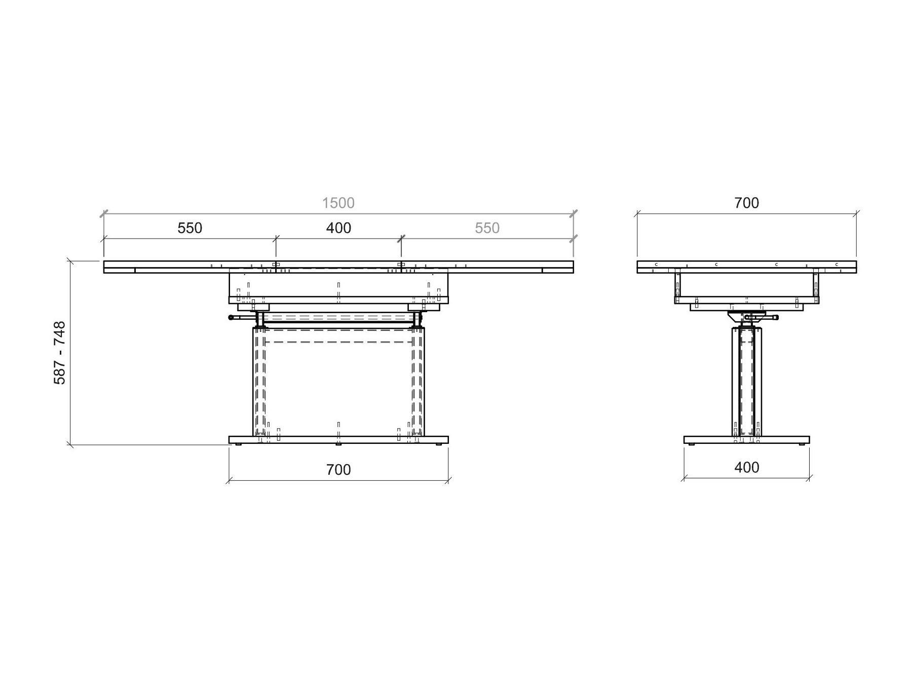 Transforming măsuță de cafea Numeri 113