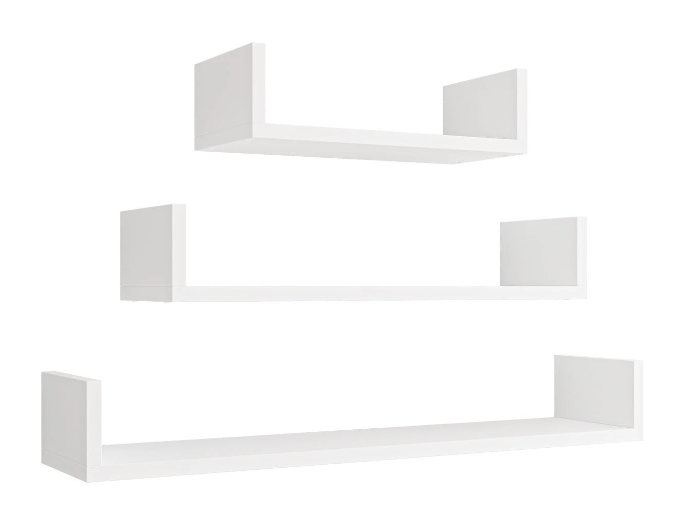 Set rafturi suspendate Lexicon (Alb)