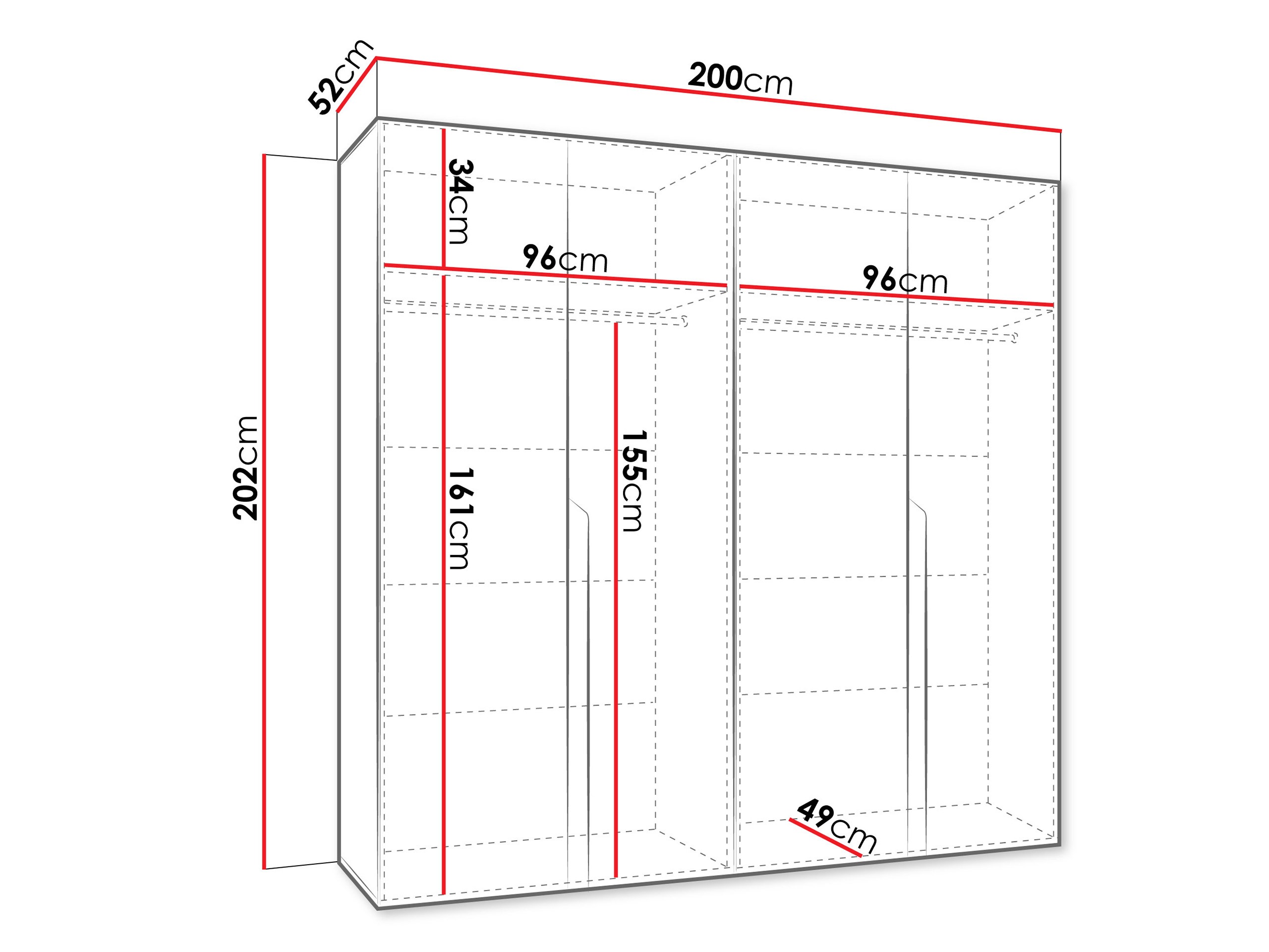 Dulap Hartford 581 (Alb)