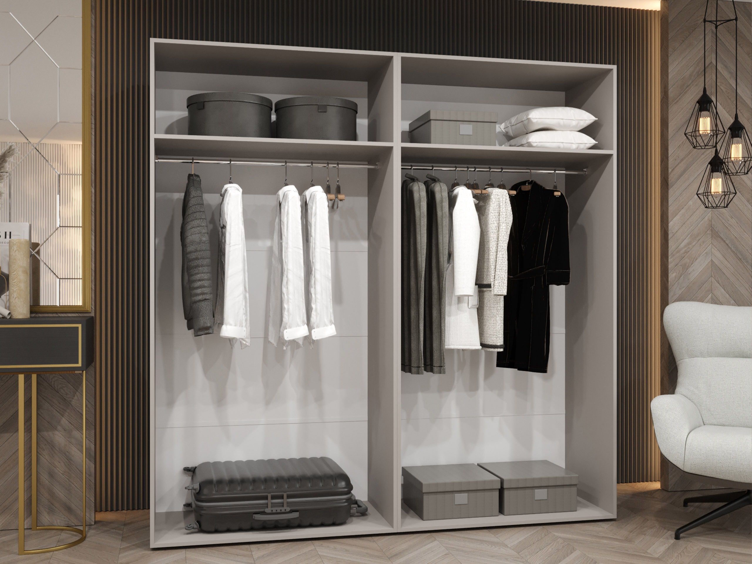 Dulap Hartford 581 (Negru)
