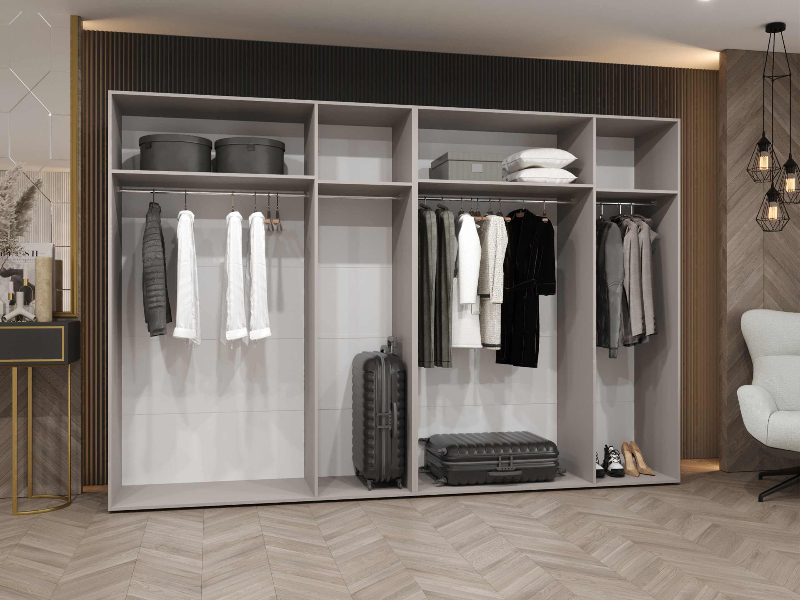 Dulap Hartford 583 (Negru)