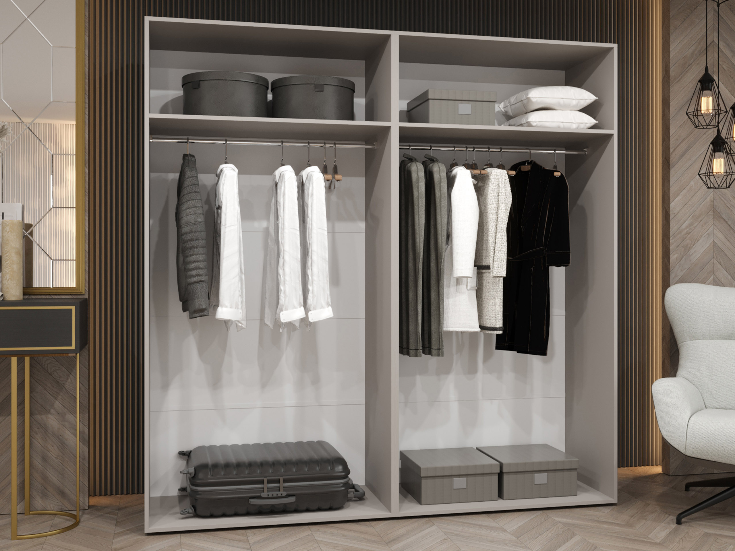 Dulap Hartford 586 (Negru)