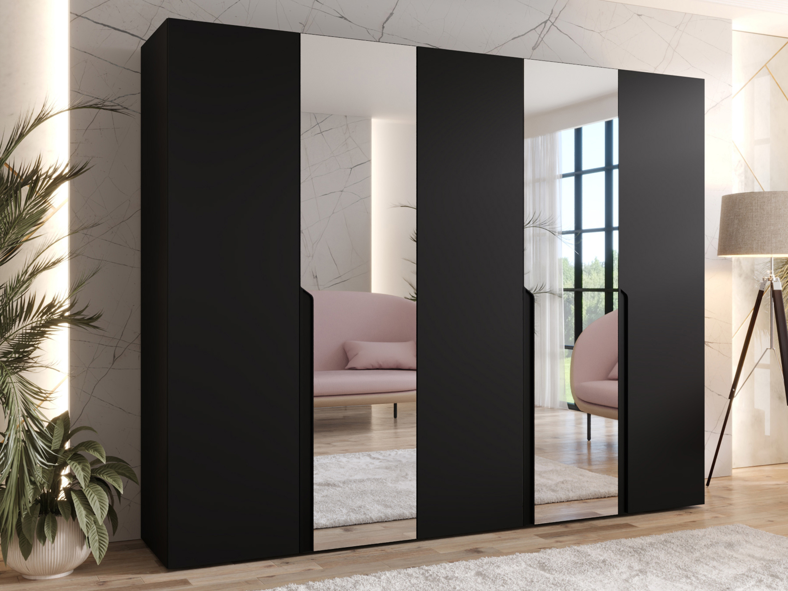 Dulap Hartford 587 (Negru)