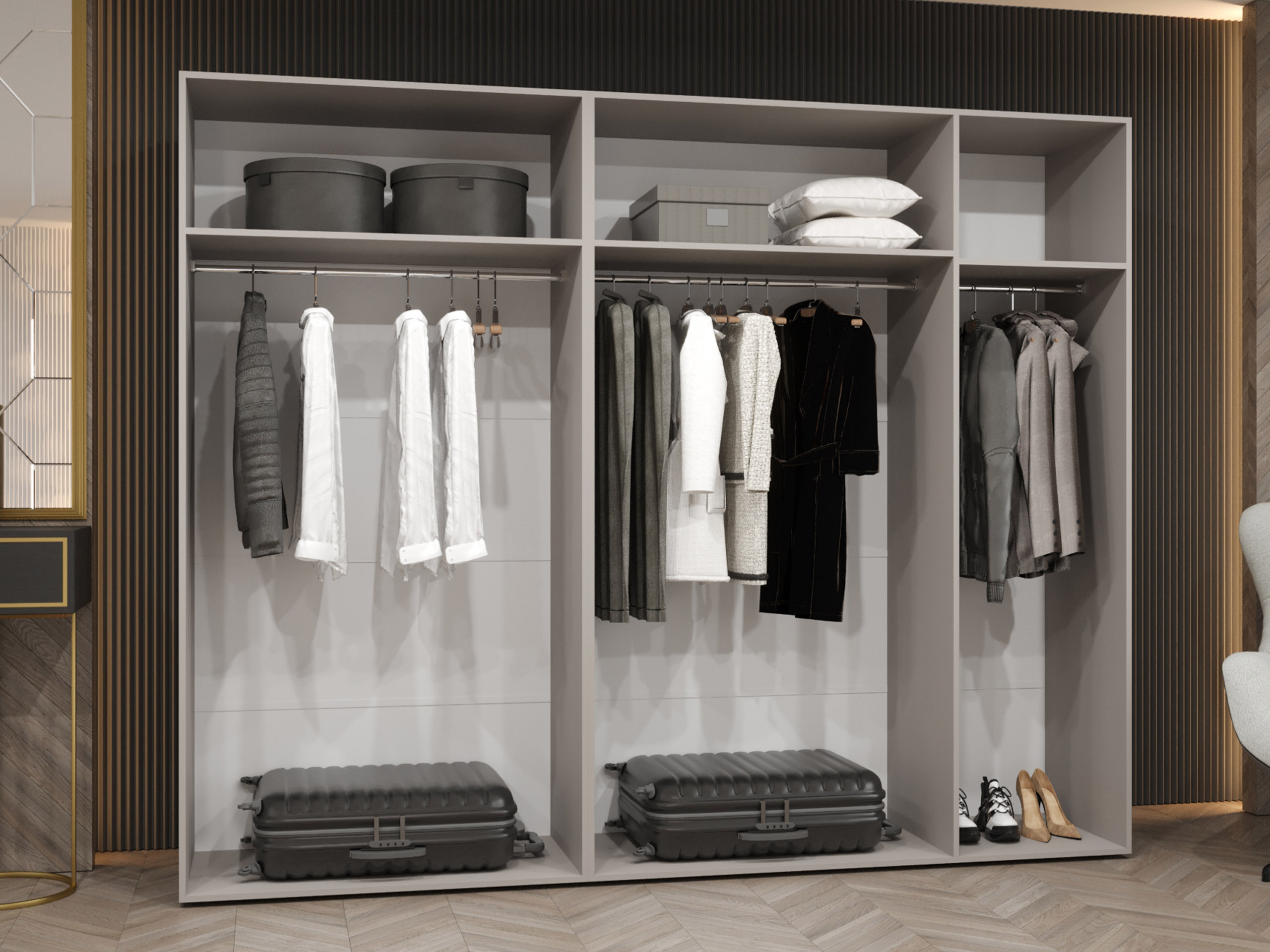 Dulap Hartford 587 (Negru)