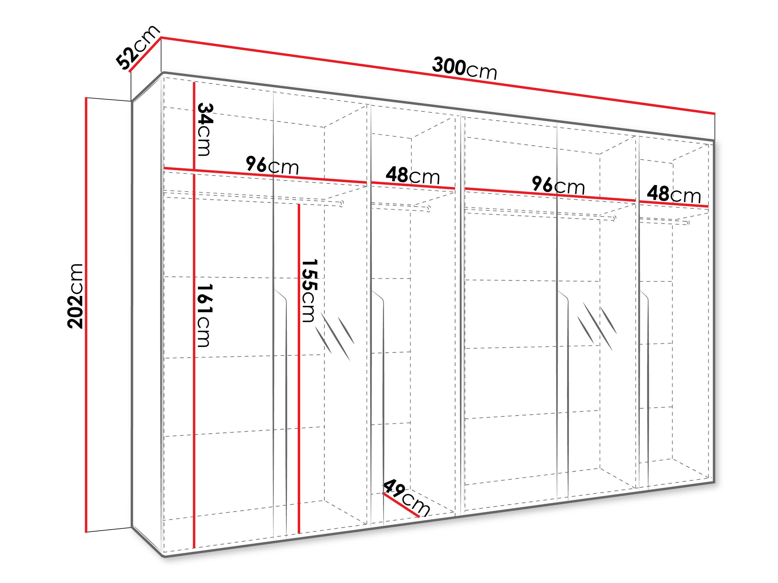 Dulap Hartford 588 (Alb)